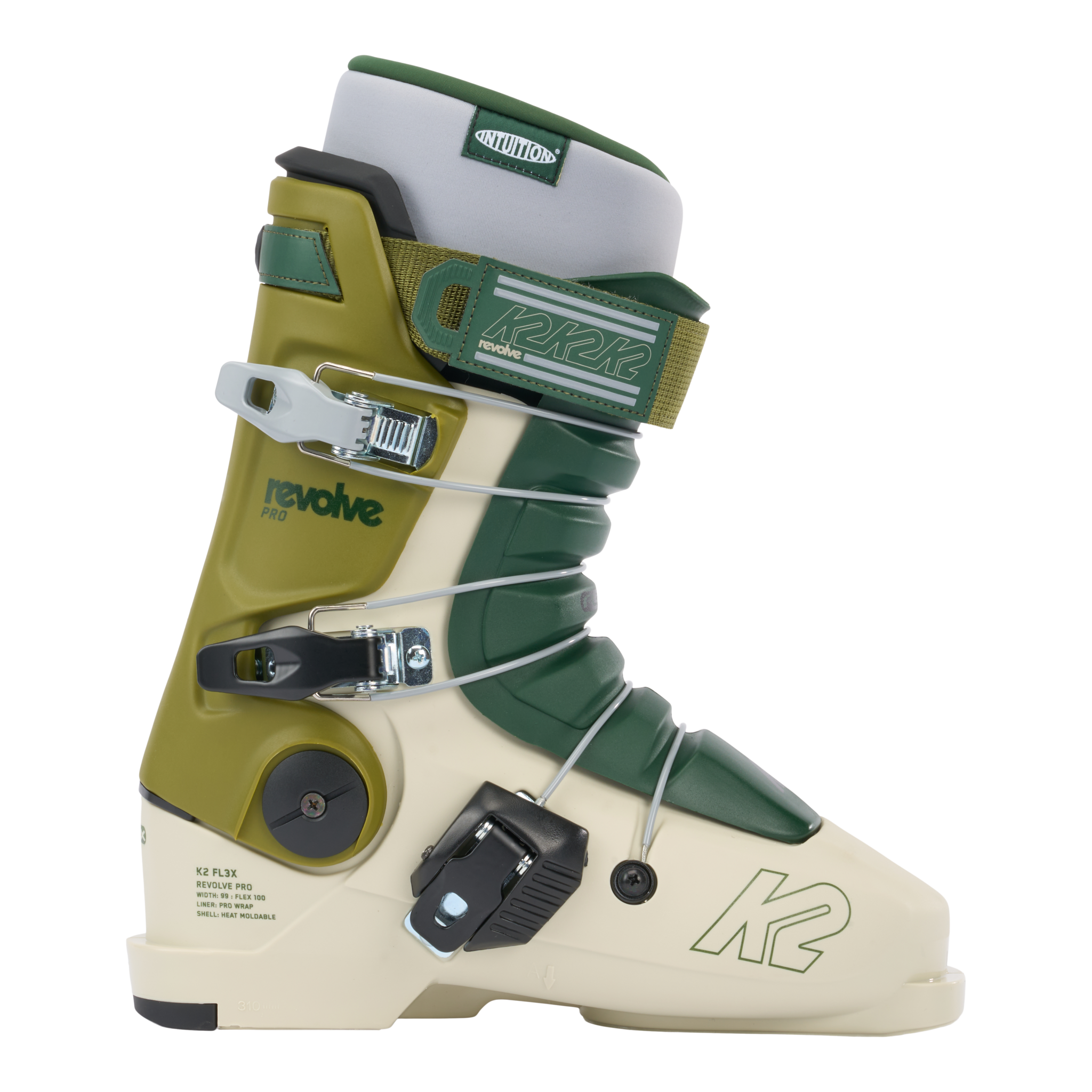 K2 Revolve Pro Ski Boots 2024 - High-Performance Alpine Ski Boots for Men & Women - Perfect for All-Mountain & Freeride Skiing