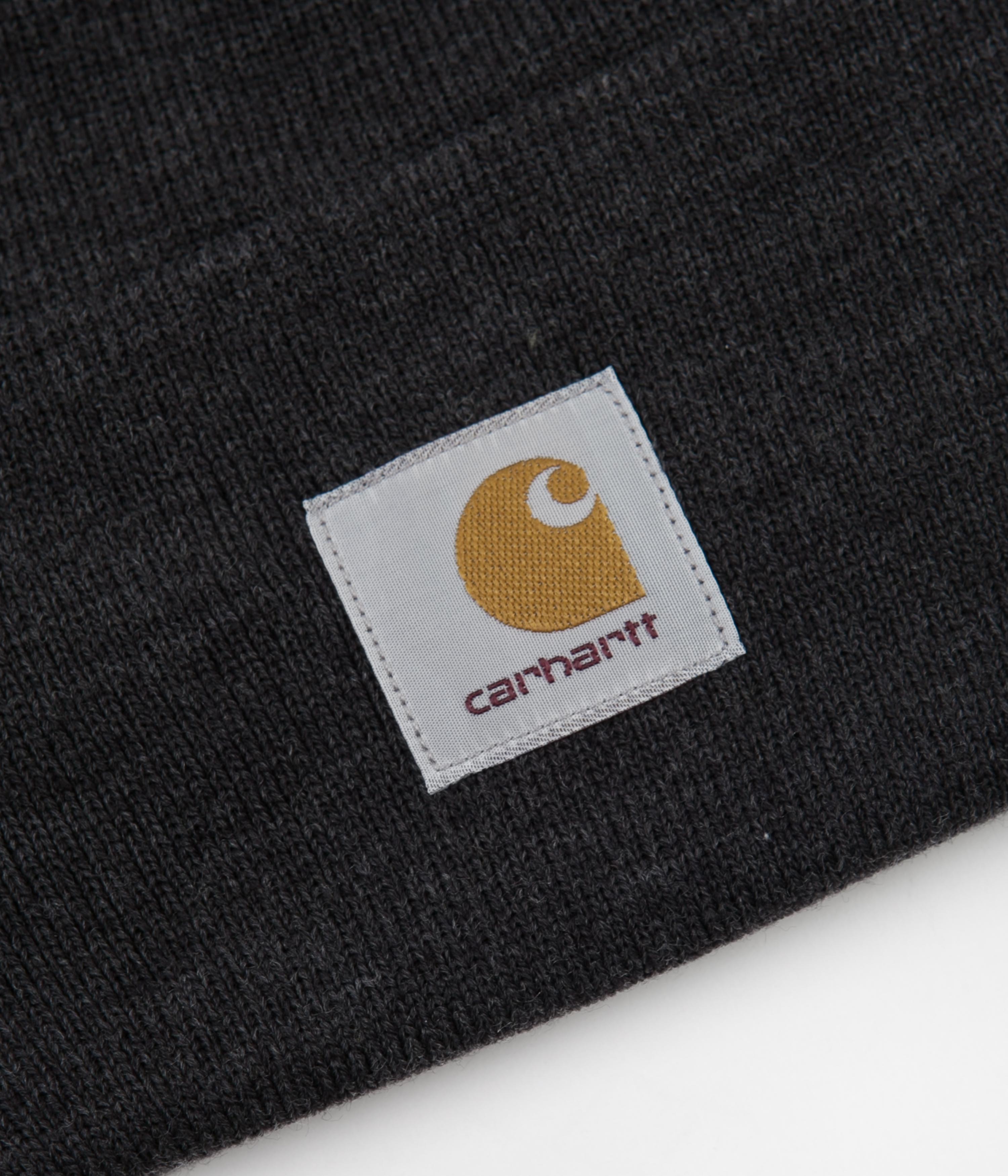 Carhartt Acrylic Watch Hat Beanie for Men & Women - Warm Winter Skull Cap, Black Heather - Perfect for Skiing, Snowboarding & Outdoor Activities
