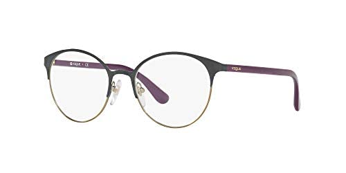 Vogue Eyewear Vo4011 Round Prescription Eyeglass Frames for Women - Stylish & Lightweight Eyewear for Everyday Wear, Office, and Reading