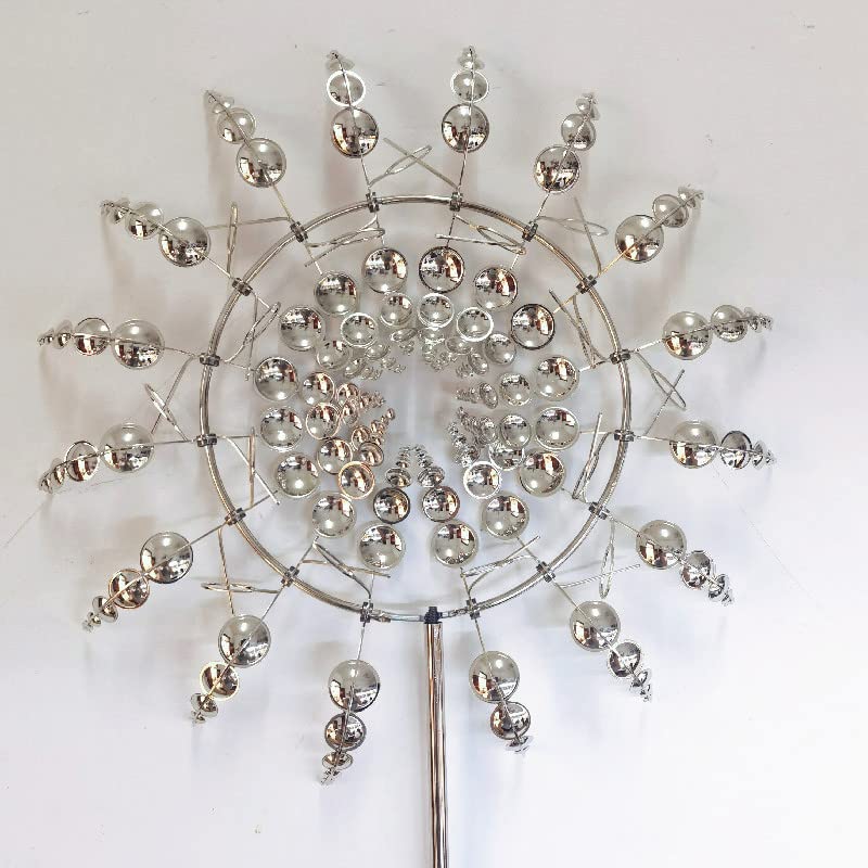 Unique Magical Metal Windmill - Wind Powered Kinetic Sculpture & Solar Wind Spinner for Yard, Garden & Patio Decor | Outdoor Wind Catcher for Lawn, Backyard & Landscape Decoration