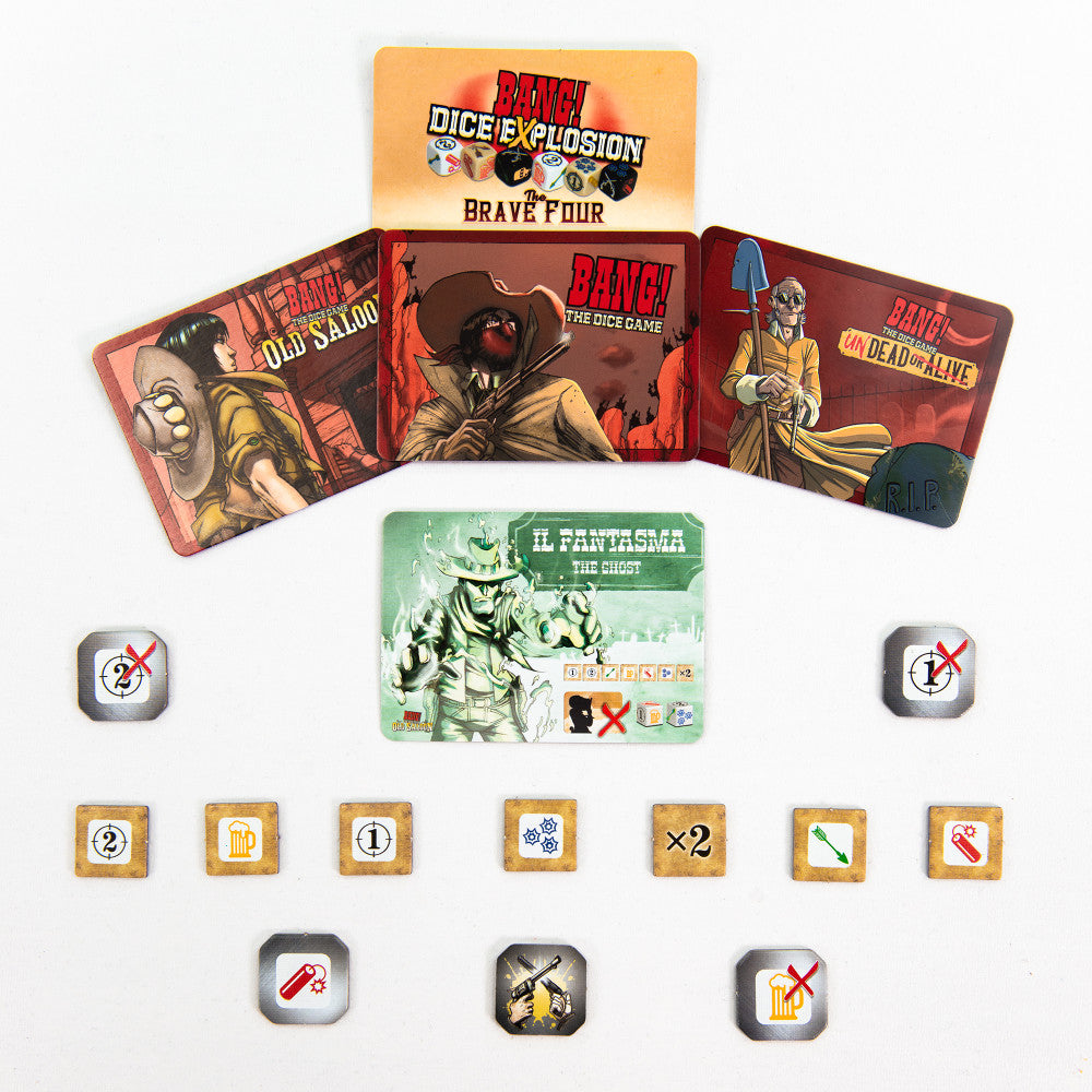 BANG! Dice Explosion - Fast-Paced Western Themed Dice Rolling Board Game for Adults & Families | Perfect for Game Nights, Parties & Cowboy-Themed Events