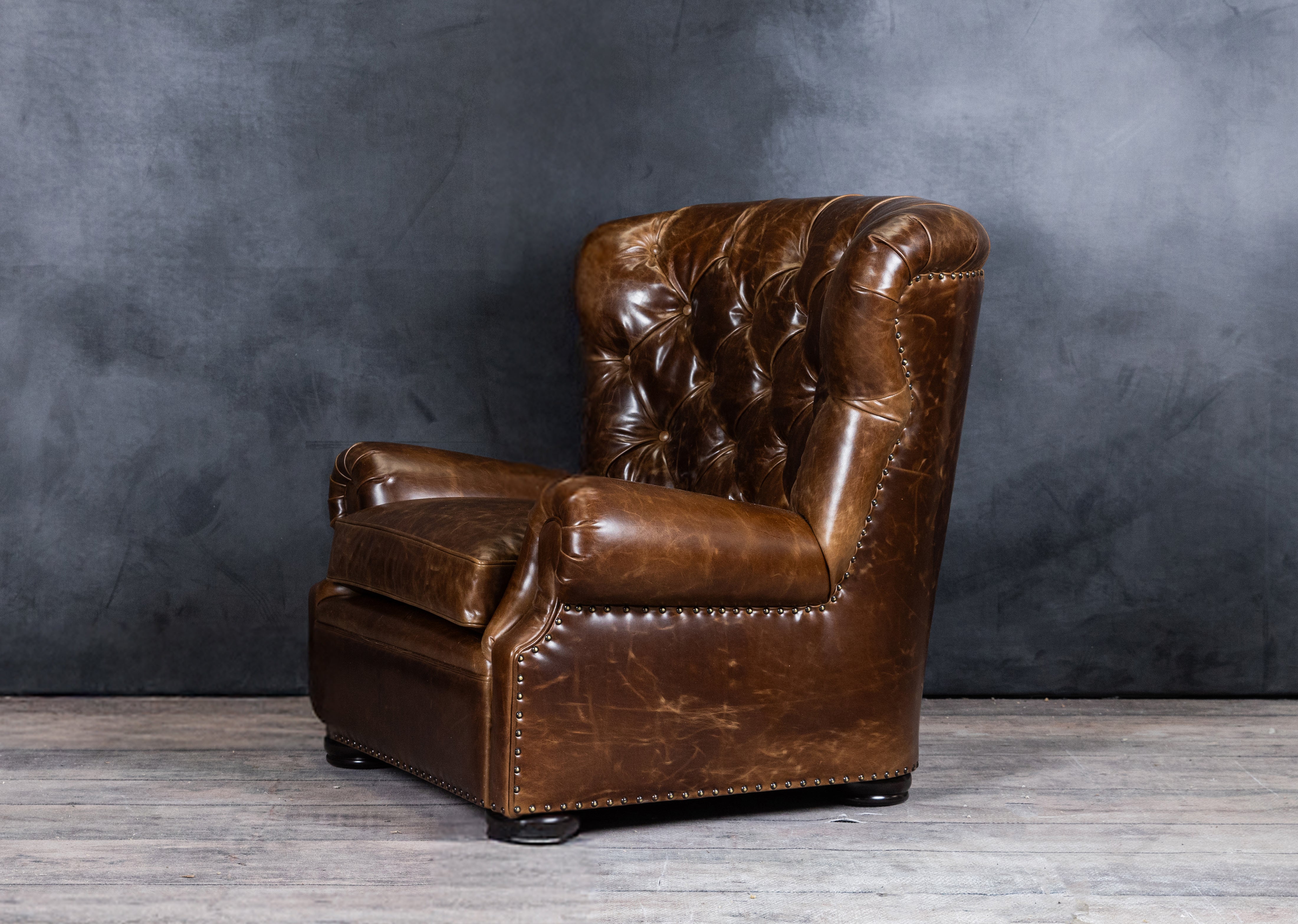 Premium Remington Genuine Leather Recliner Chair - Soft & Durable for Living Room, Home Theater, Office & Lounge Comfort