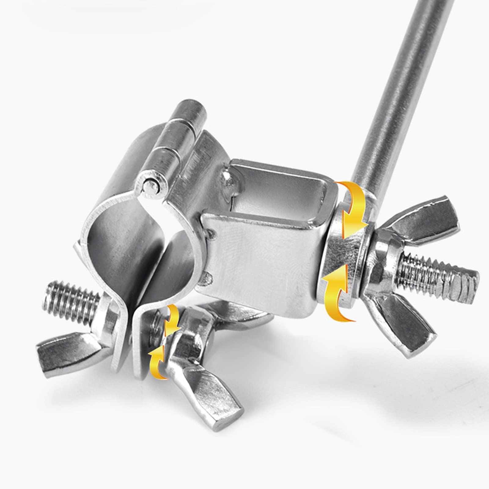 **Stainless Steel Fishing Rod Holder Stand - Left/Right Hand Bracket with Turret Frame - Durable Rear Hanging Fishing Accessories for Boat, Kayak, and Shore Fishing**