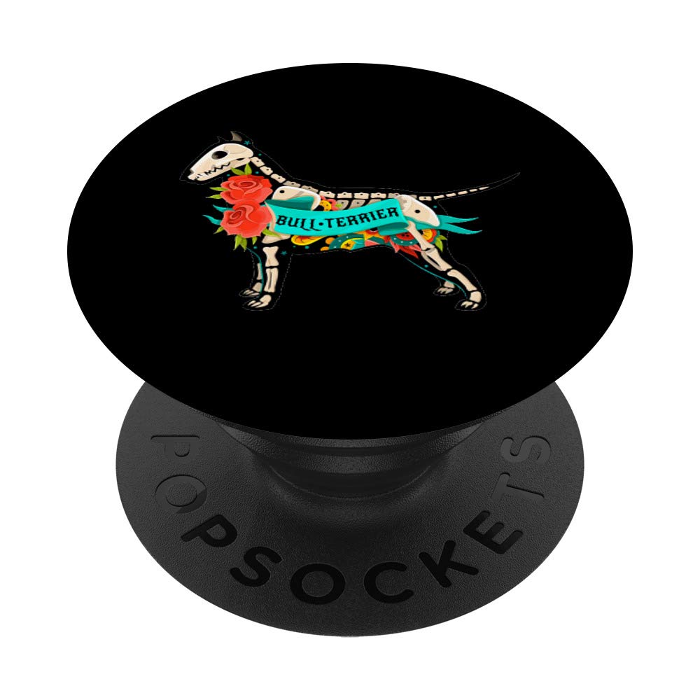 Pitbull Sugar Skull PopGrip - Swappable Phone Grip for Halloween & Cinco De Mayo