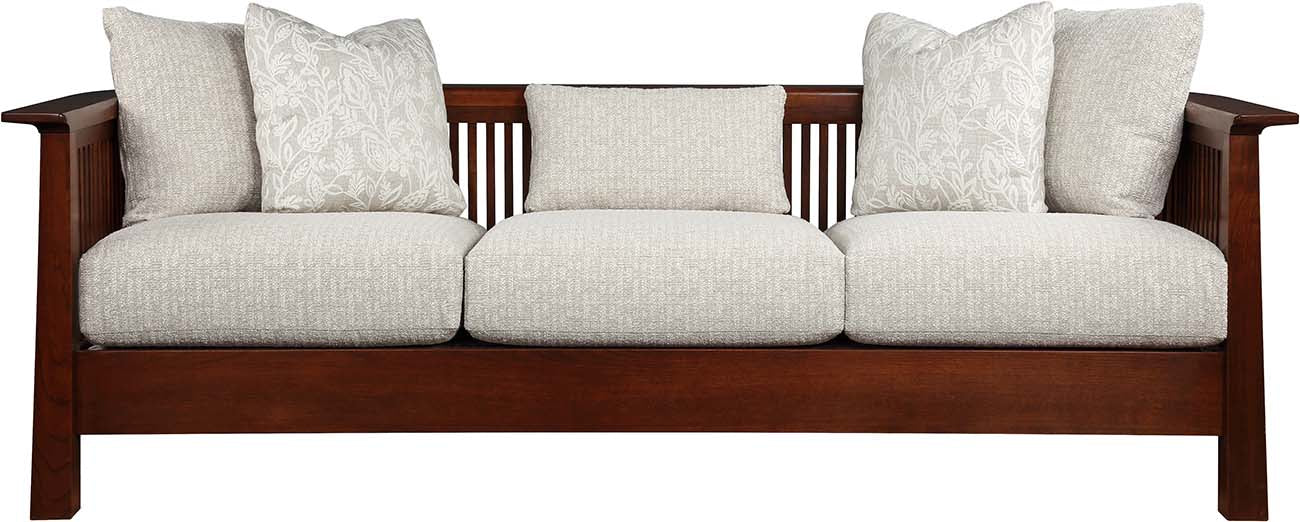 Park Slope Sofa - Modern Mid-Century Sofa for Living Room, Lounge & Office | Comfortable Upholstered Couch with Solid Wood Frame