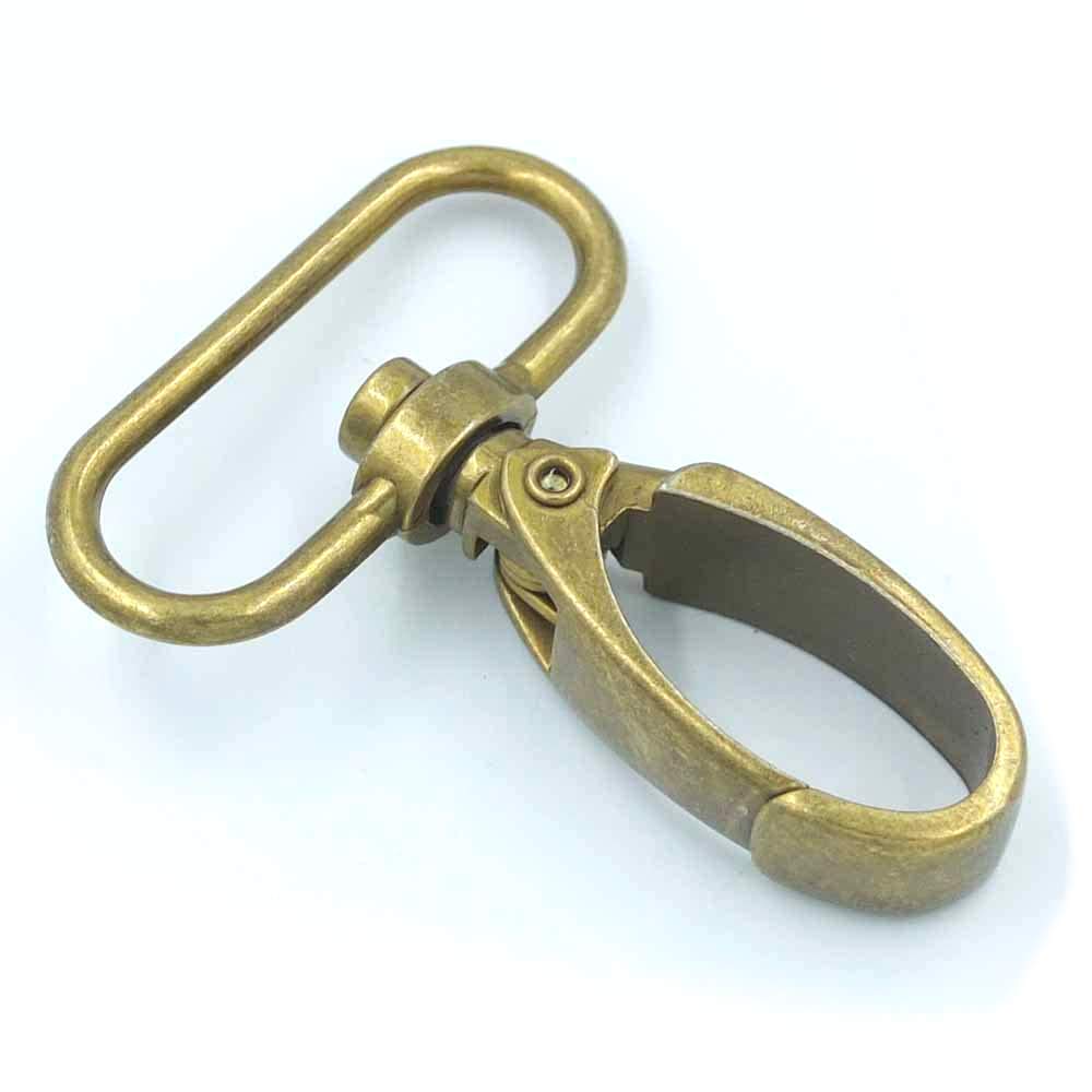 10 Pack 1.5 Inch Swivel Clips - 38mm Metal Buckles for Leather Straps & Ribbons - DIY Craft, Handbag, Keychain & Jewelry Making Supplies