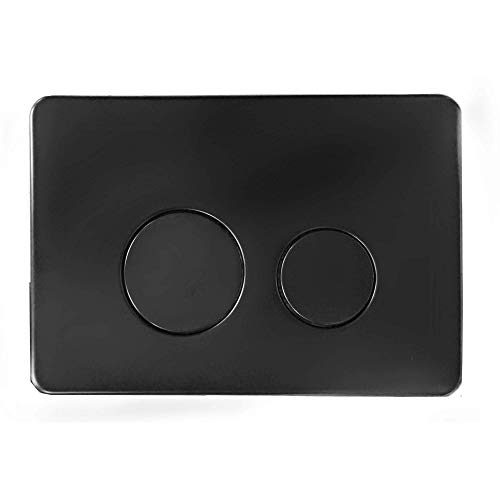 Black Round - Push Plates (Metal)