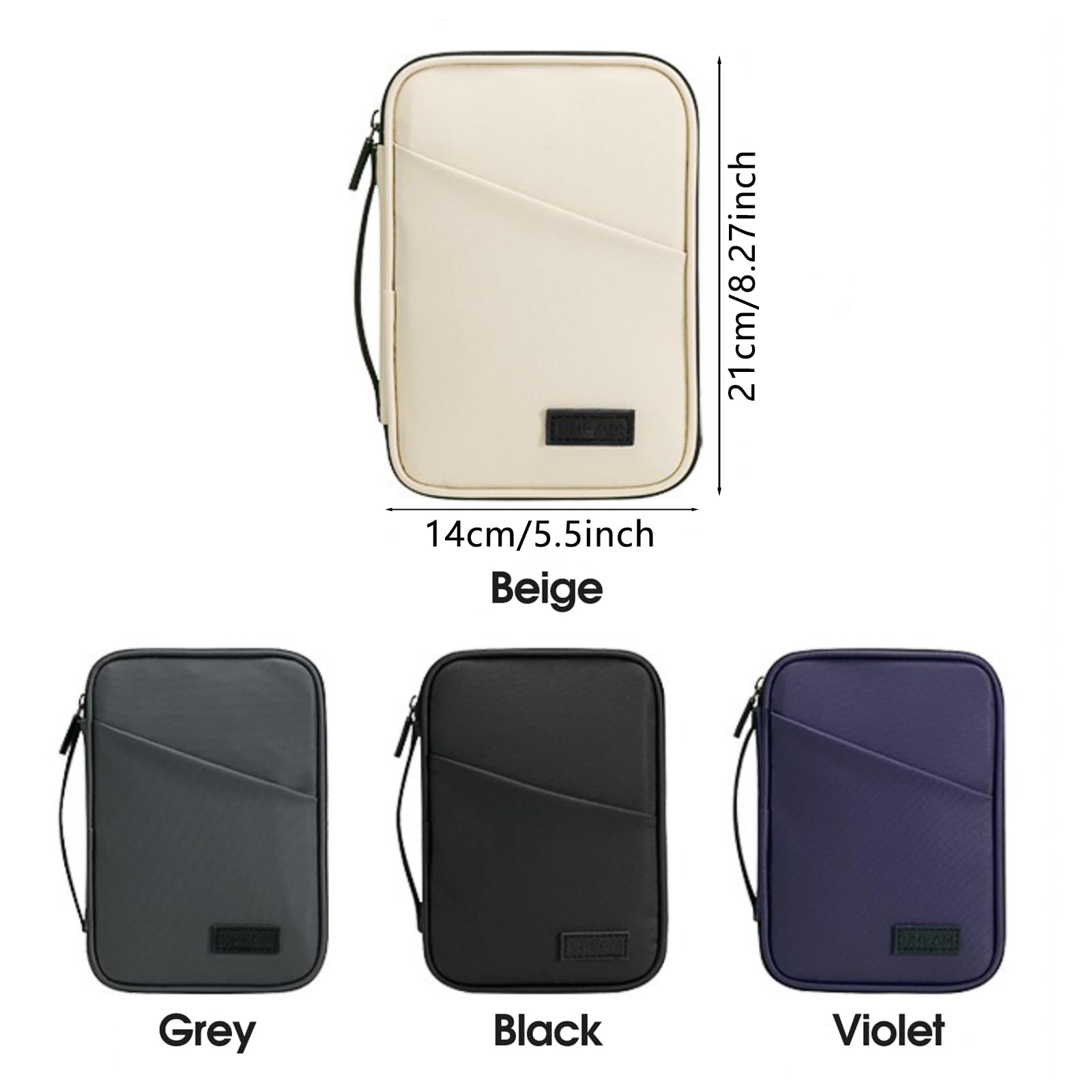 Waterproof RFID Blocking Passport Holder Wallet - Secure Travel Document Organizer for Men & Women | Perfect for International Trips, Business Travel & Vacation Essentials (Black)