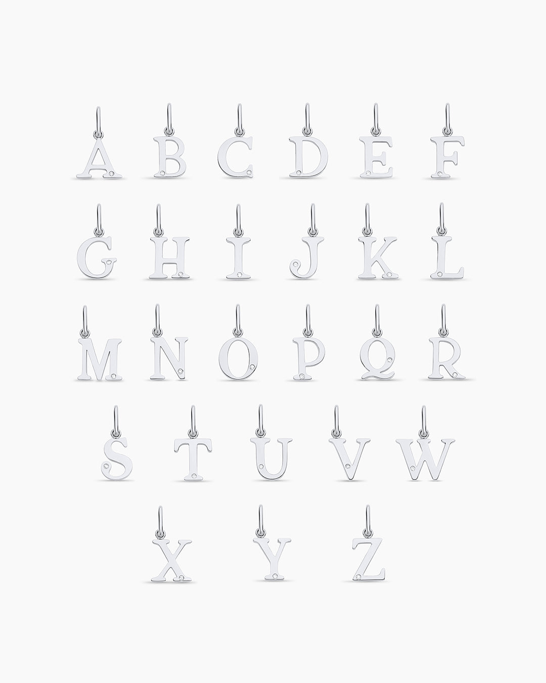 Vintage Diamond Alphabet Charms for Jewelry Making - Perfect for Necklaces, Bracelets & DIY Craft Projects