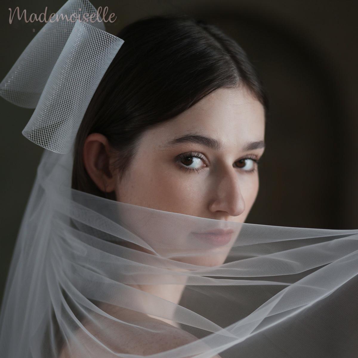 Erin Veil - Elegant Lace Wedding Veil for Brides | Perfect for Church Ceremonies & Outdoor Weddings