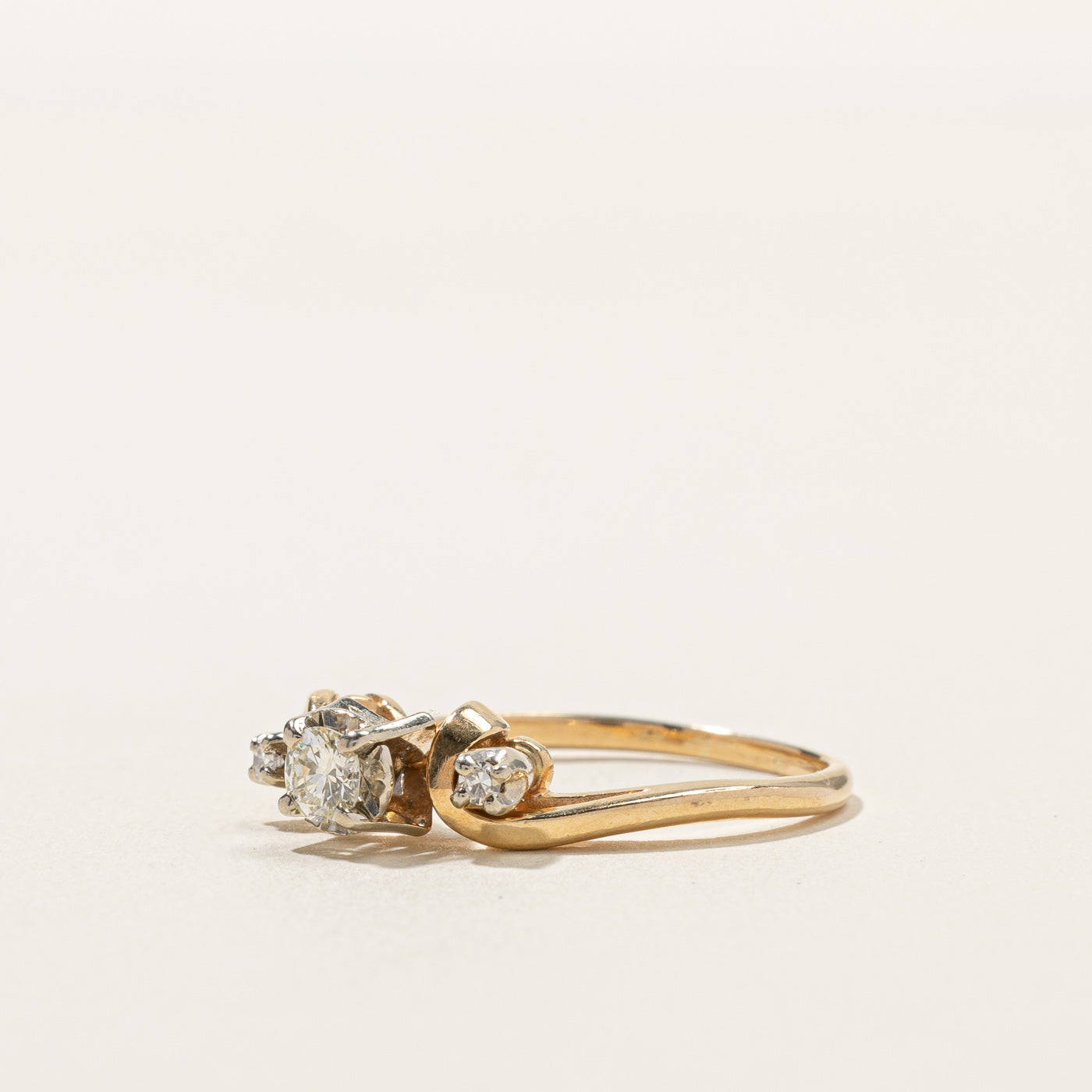 0.19ctw Three Stone Illusion Set Diamond Ring - Size 7 | Elegant Engagement & Wedding Band | Perfect for Proposals, Anniversaries & Special Occasions