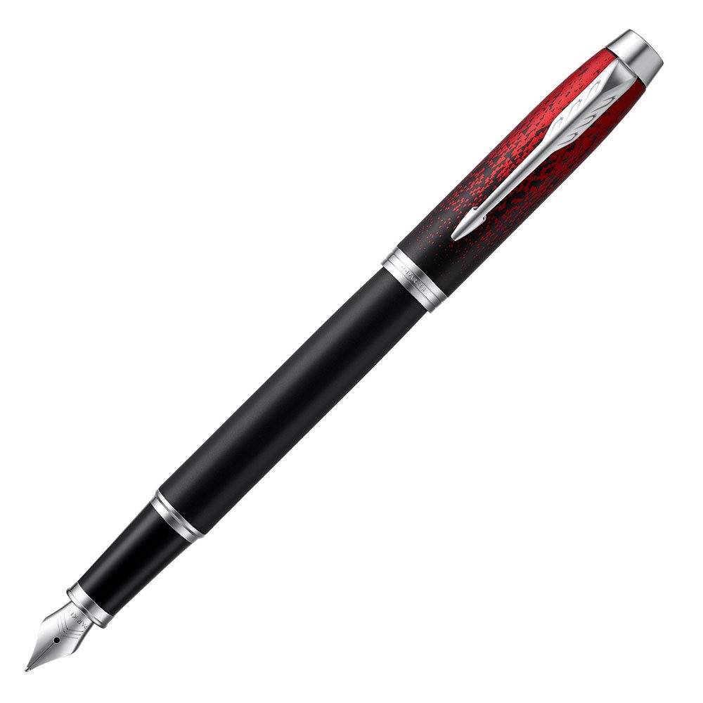 Parker IM Fountain Pen - Red Ignite with Medium Nib, Premium Gift Box | Elegant Writing Instrument for Professionals, Students & Collectors | Perfect for Signing Documents, Journaling & Special Occasions
