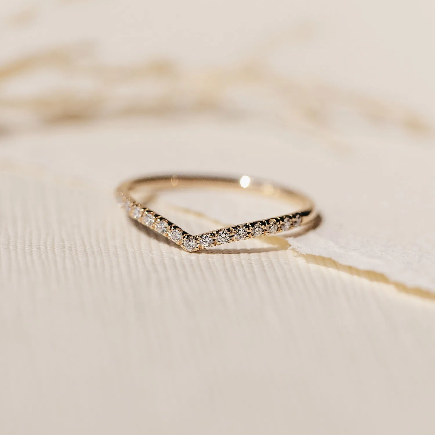 14K Yellow Gold Eternity Band with White Diamonds - Elegant Wedding Ring for Women, Perfect for Anniversaries, Engagements & Special Occasions
