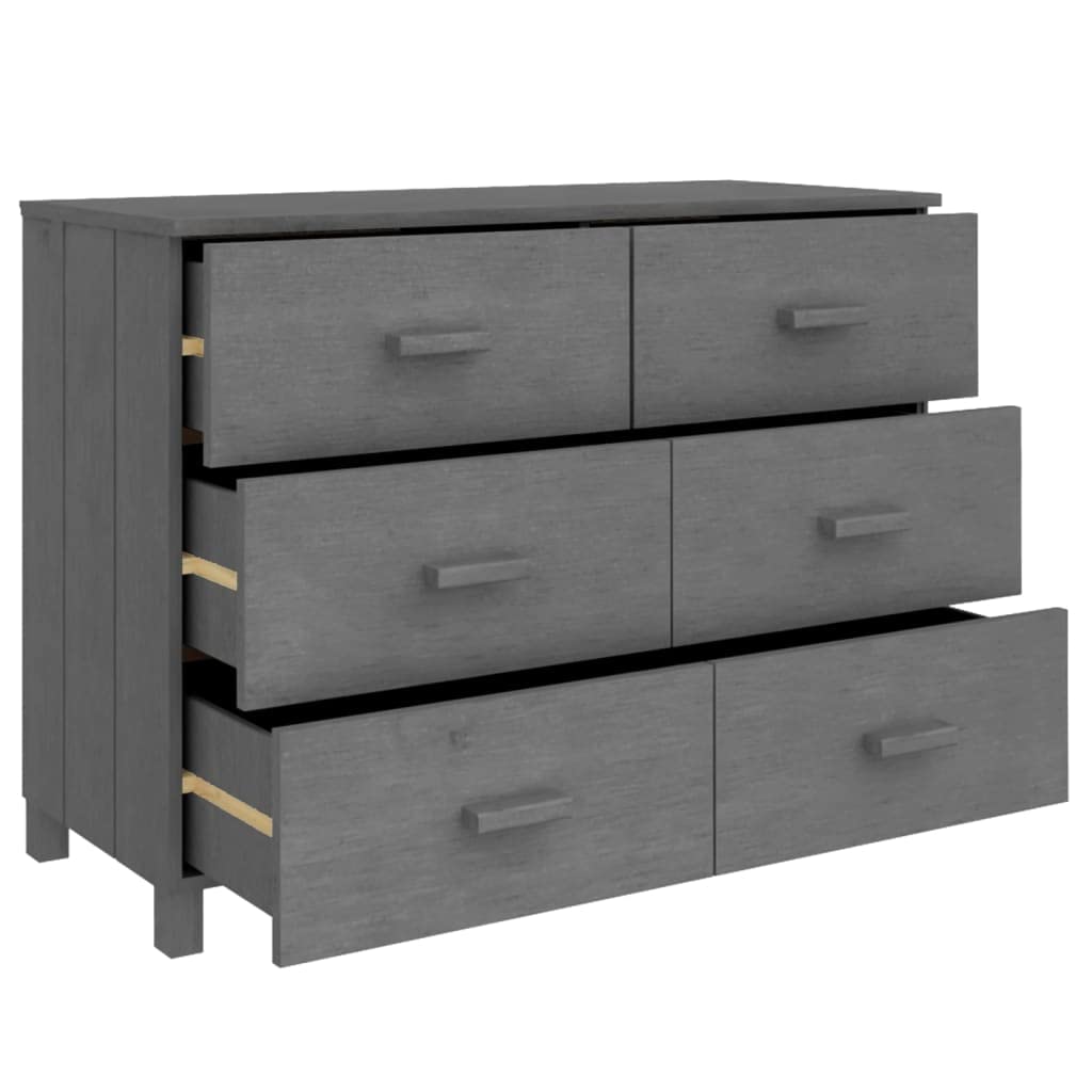 Modern Sideboard Buffet Cabinet with 6 Sliding Drawers - 44.5