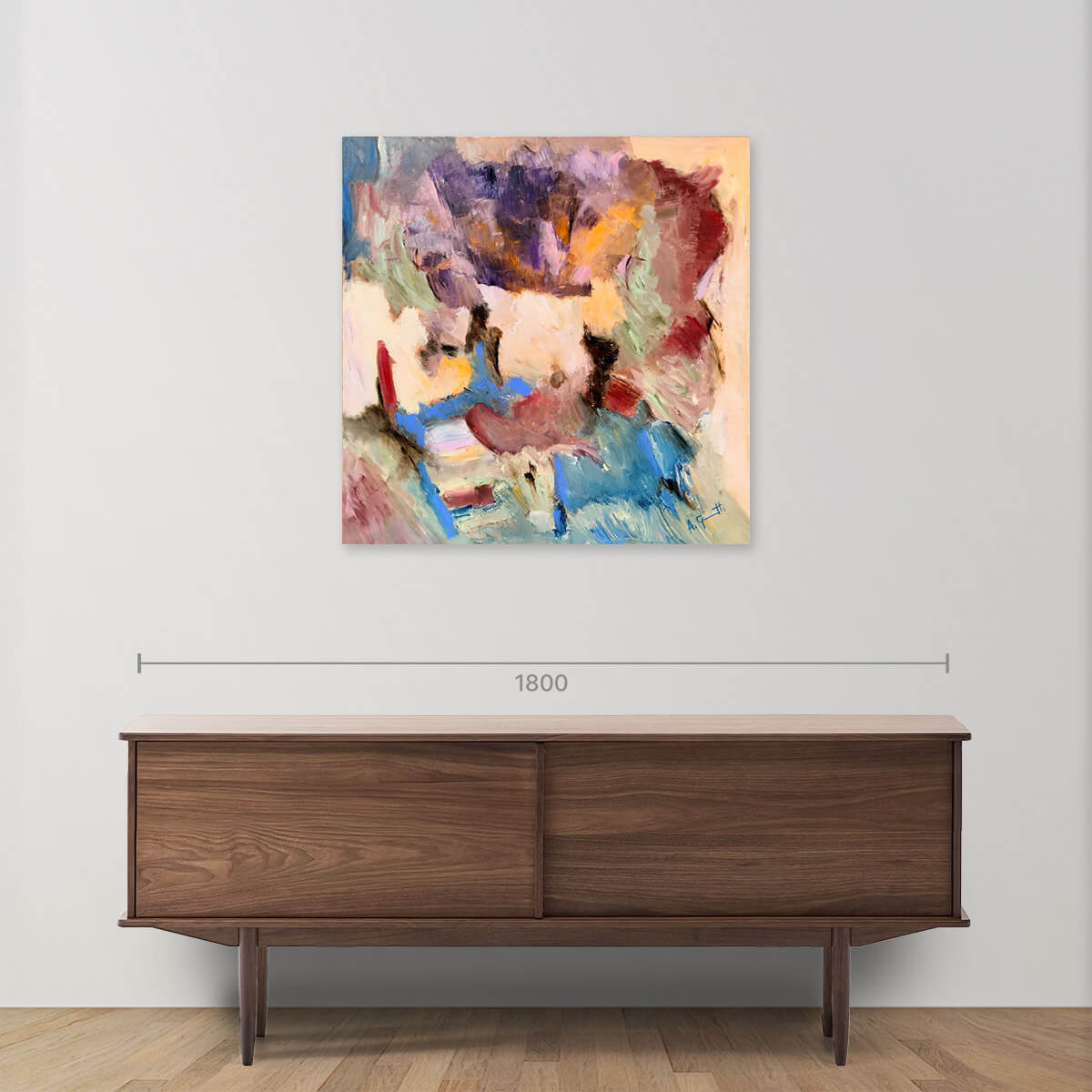 Stratigraphic Composition No.20 - Premium Wall Art Decor for Home & Office - Perfect for Living Room, Bedroom, or Workspace