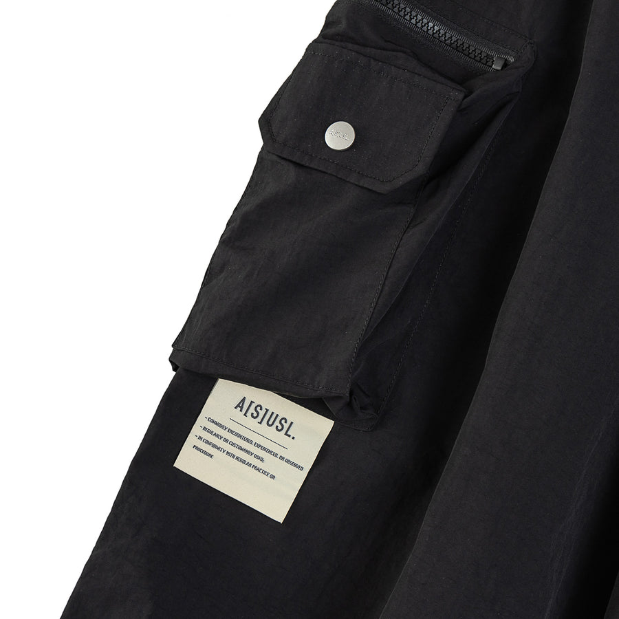 ASUSL Zipper Pocket Balloon Pants - Black | Trendy Streetwear & Casual Wear for Men & Women | Perfect for Hip-Hop, Skateboarding & Urban Fashion