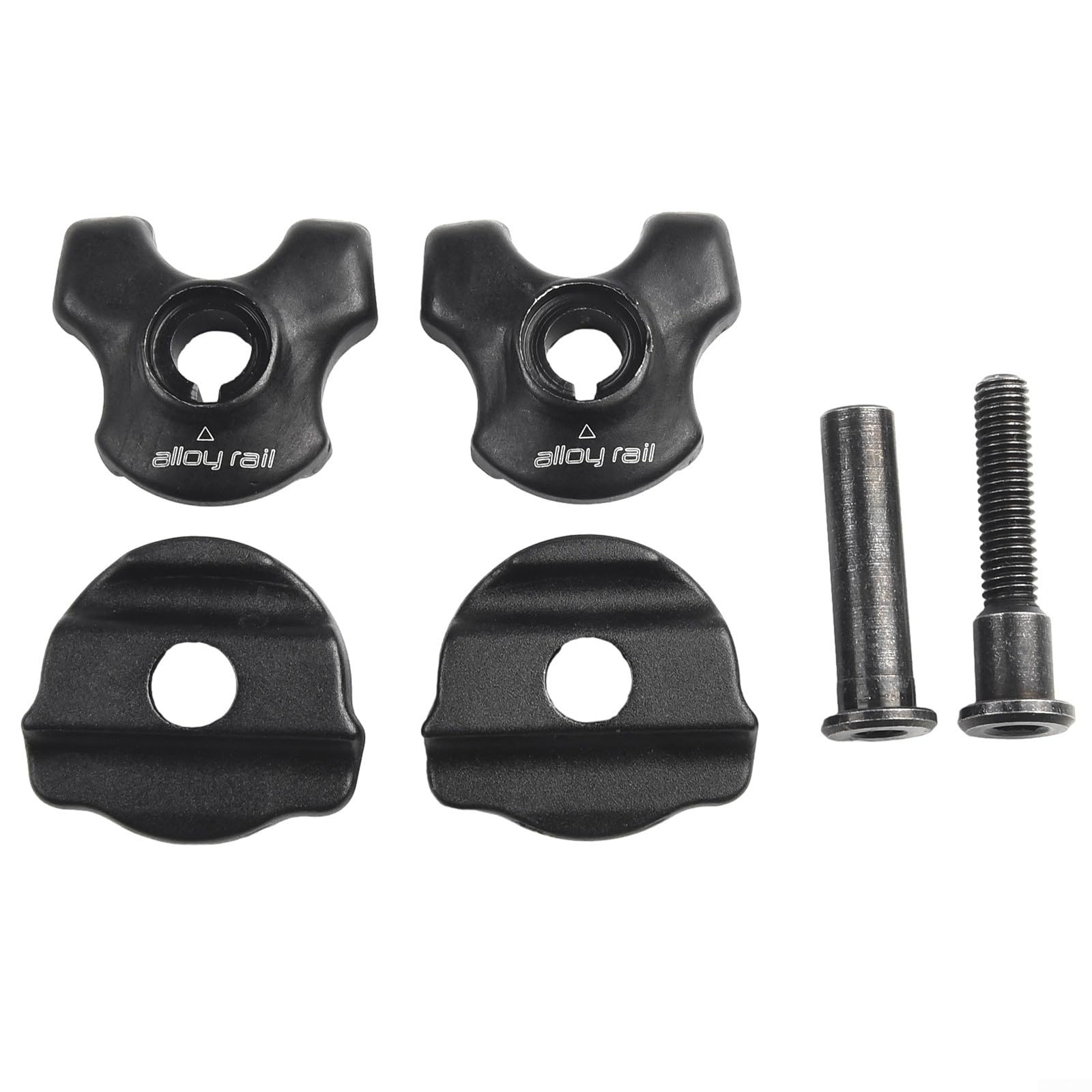 2Pcs Bike Seatpost Clamp - Universal Oval/Round Clip for Carbon Saddle Rails (7x7mm) | Compatible with Road & Mountain Bikes | Secure & Durable Cycling Accessory