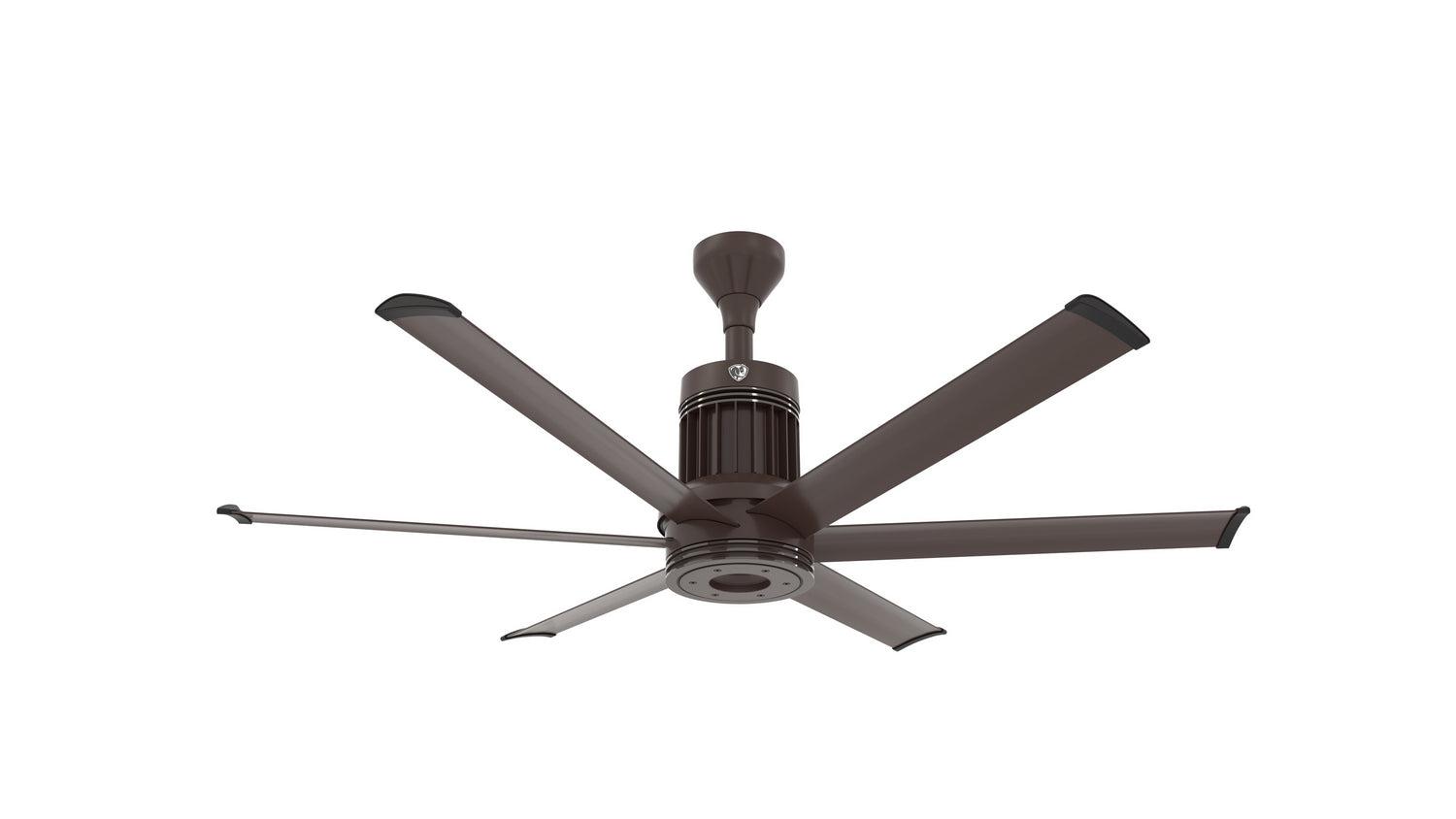 Big Ass Fans 60-Inch Ceiling Fan with Remote Control - High Velocity Airflow for Large Rooms, Living Room, Bedroom, and Outdoor Spaces - Energy Efficient & Quiet Operation