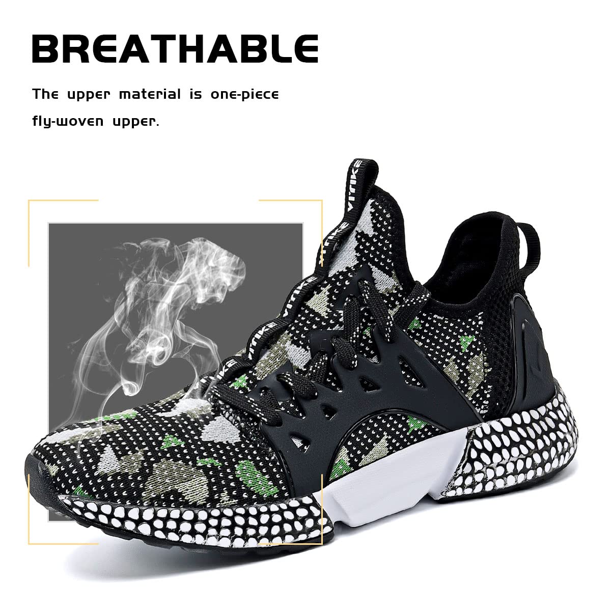 WETIKE Breathable Mesh Slip-On Running Shoes - Lightweight Athletic Sneakers for Men & Women - Perfect for Jogging, Gym Workouts & Casual Wear