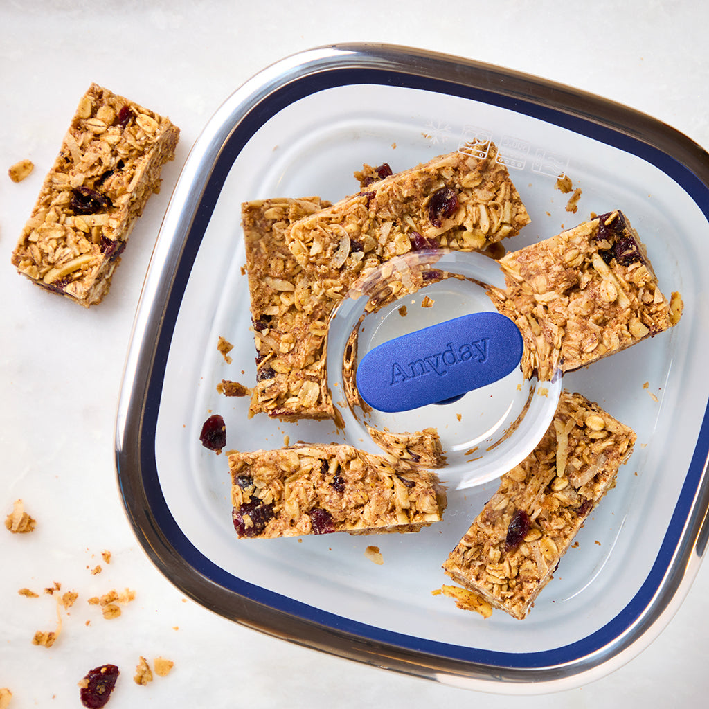 Healthy Chewy Granola Bars - Protein Packed Snacks for Hiking, Work & School - Gluten Free Oatmeal Energy Bars with Nuts & Honey