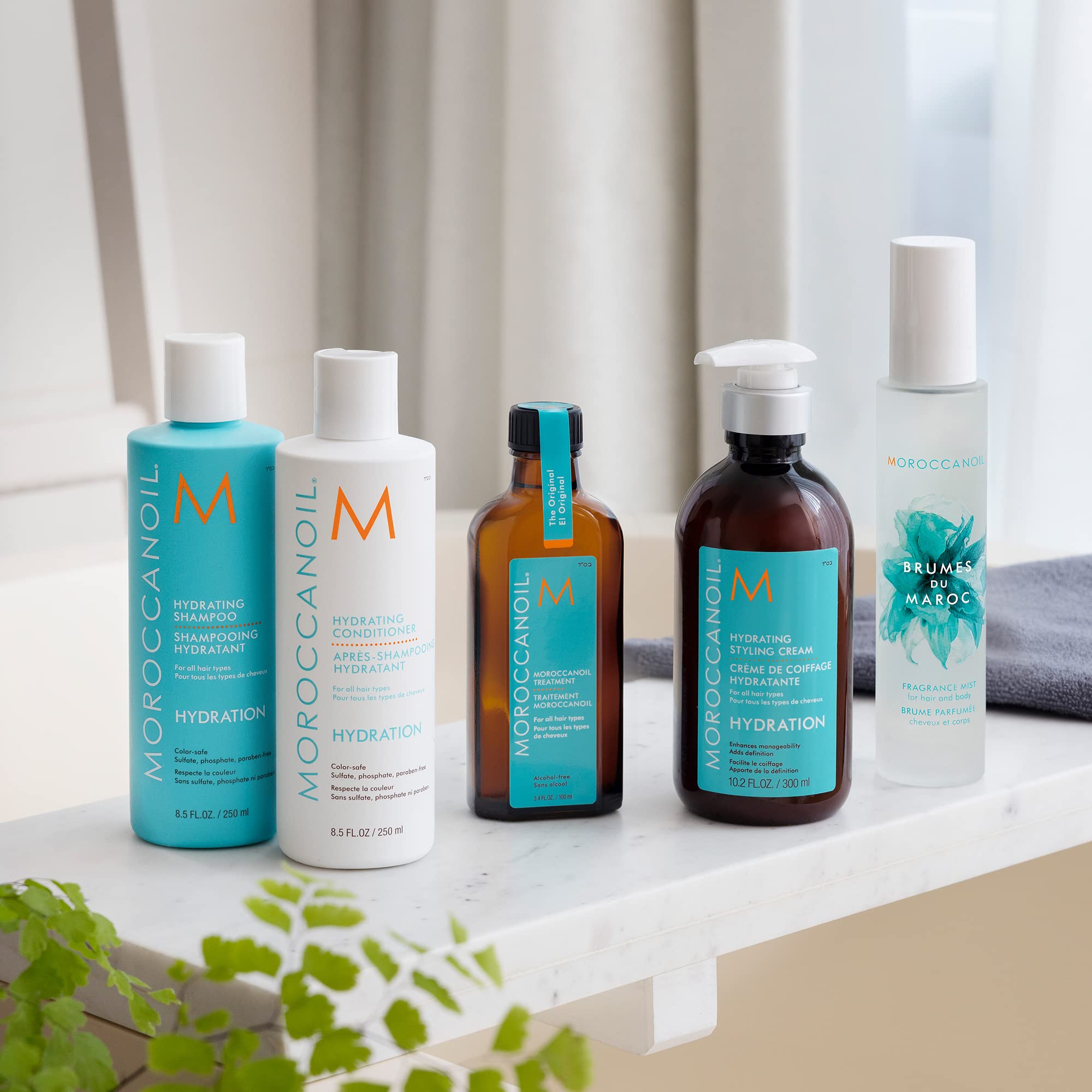 Moroccanoil Hydrating Shampoo for Dry Damaged Hair - Argan Oil Infused Moisturizing Shampoo for Smooth Shiny Hair - Perfect for Daily Hair Care & Salon Quality Results