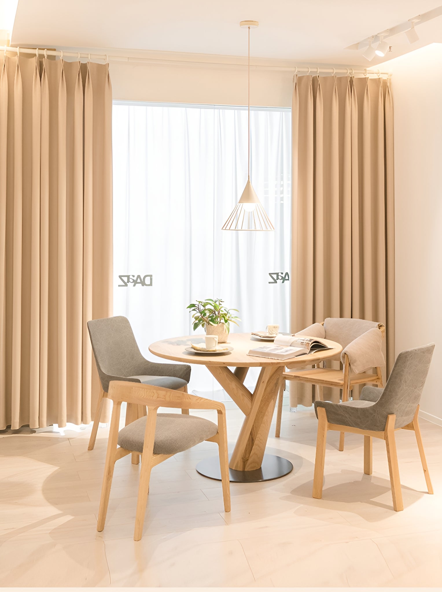 April Cotton Curtain Swatch - Soft & Breathable Fabric Samples for Window Treatments | Perfect for Home Decor, DIY Projects & Interior Design