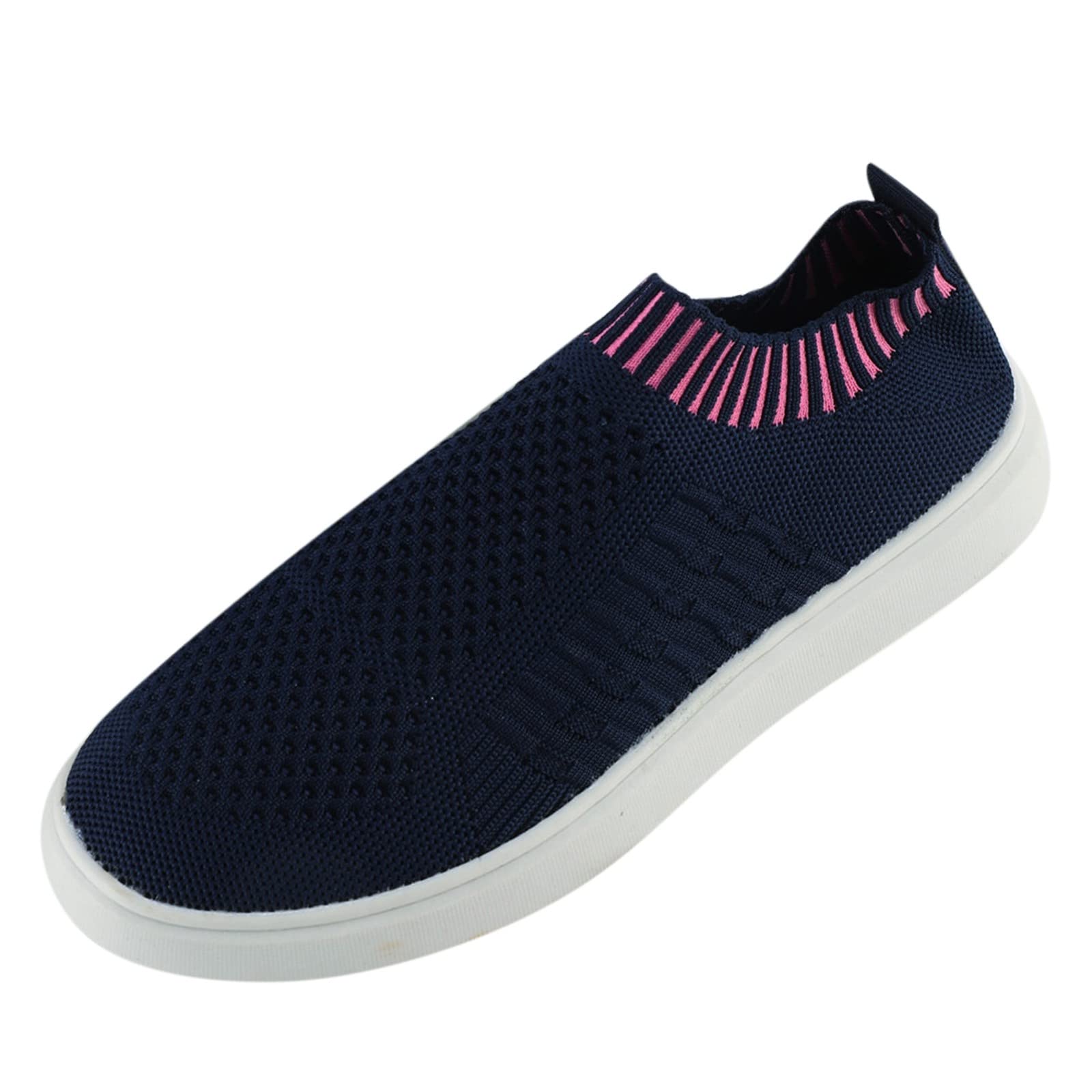 **DNYELQ Women's Breathable Mesh Round Toe Casual Shoes - Summer Outdoor Wedge Sandals for Walking, Beach & Spring Fashion**