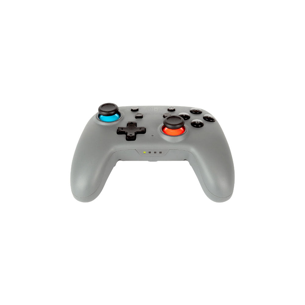 PowerA Nano Enhanced Wireless Controller for Nintendo Switch - Grey/Neon | Ergonomic Design, Motion Controls, Long Battery Life | Perfect for Gaming at Home or On-The-Go