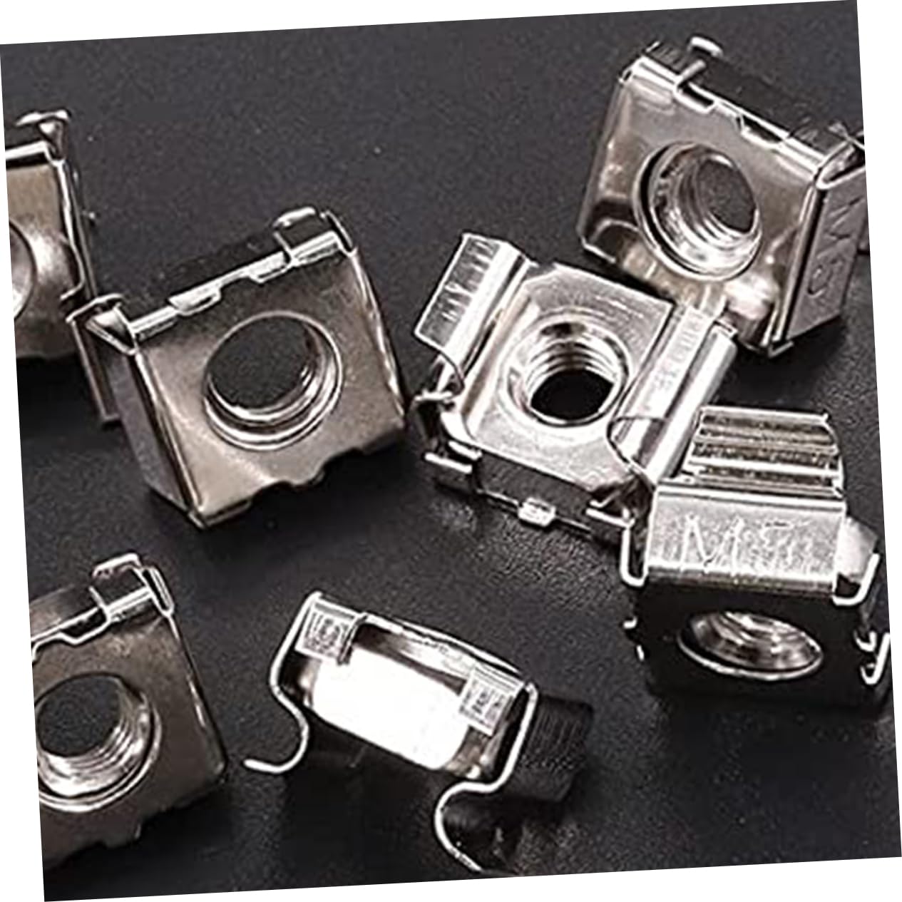 AOKWAWALIY 1 Set Server Rack Screws Kit - Includes Cage Nuts, Rack Mount Screws, and Hardware for Server Cabinets - Durable Carbon Steel Construction - Perfect for IT, Data Center, and Computer Rack Installation