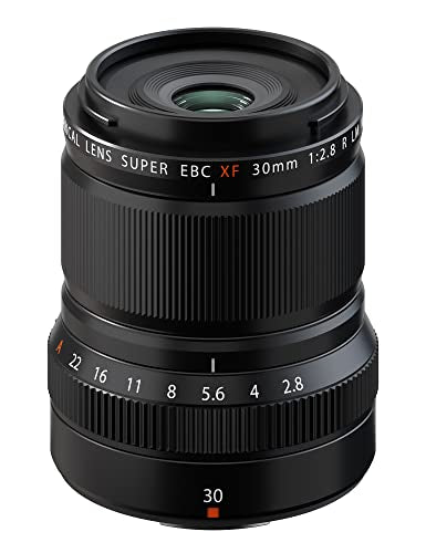 FUJIFILM XF 30mm f/2.8 R LM WR Macro Lens for Fujifilm X-Mount Cameras - Weather Resistant Prime Lens for Stunning Close-Up Photography, Portraits & Product Shots