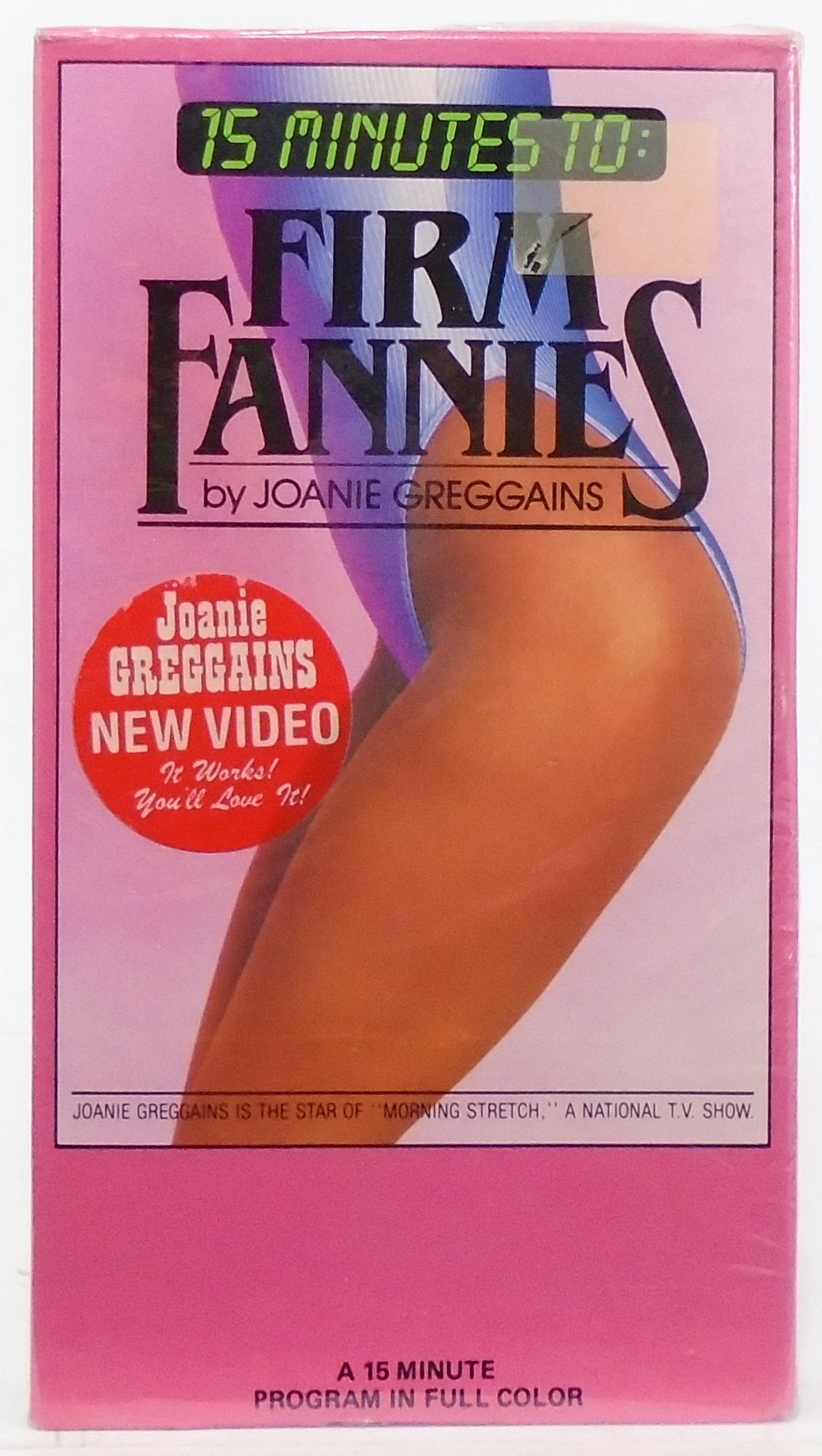 Greggains J-Firm Fan Workout VHS - Vintage Aerobic Exercise Video for Home Fitness & 80s Dance Workouts | Perfect for Retro Fitness Enthusiasts & Collectors