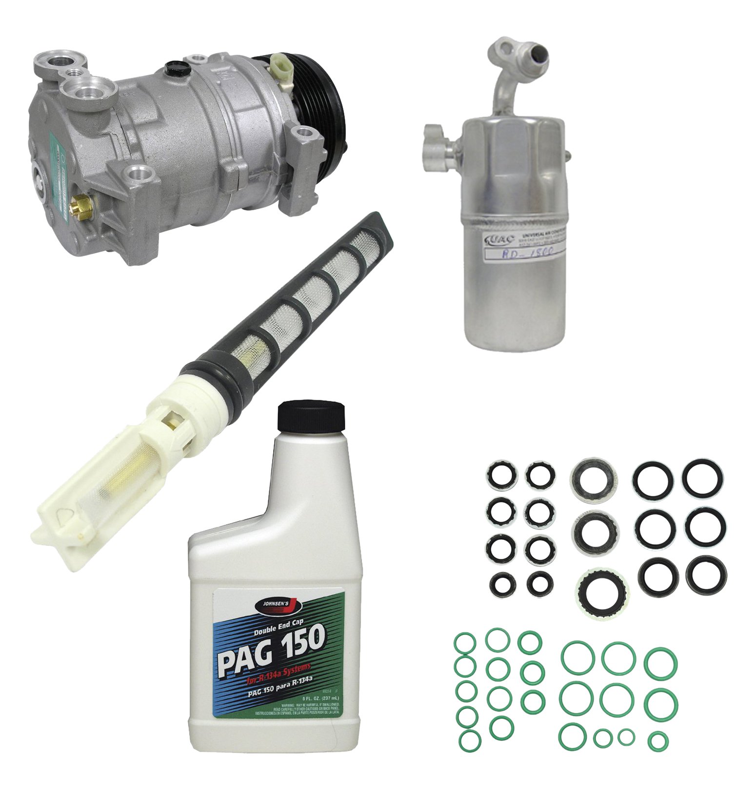 Universal Air Conditioner KT 3219 A/C Compressor & Component Kit - Replacement Parts for Car AC System Repair & Maintenance | Perfect for Home Mechanics & Auto Shops