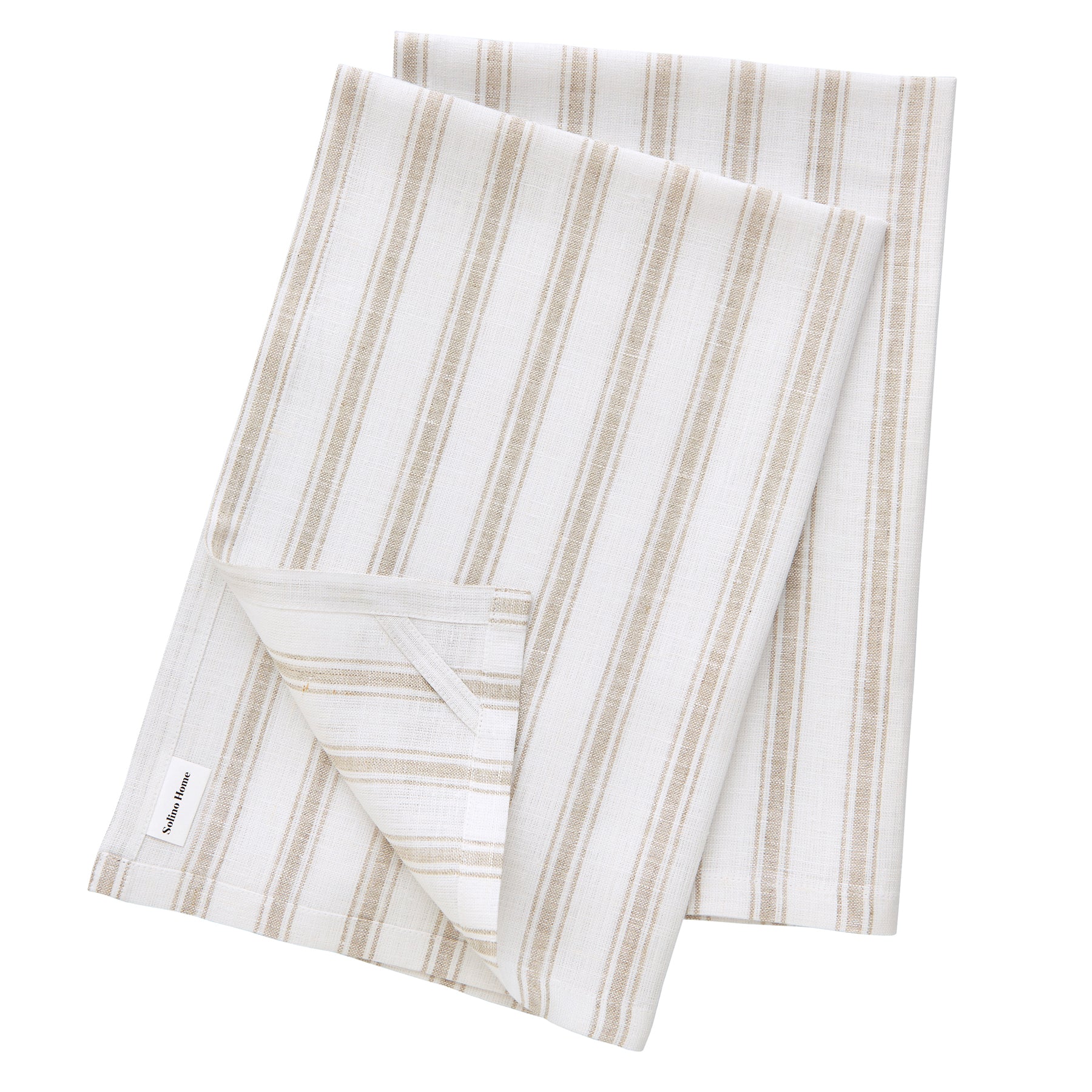 Premium Capri Ticking Stripe Kitchen Towels - 2-Pack Set | Absorbent & Durable Cotton Dish Towels for Cooking, Baking & Kitchen Cleaning | Perfect for Farmhouse & Modern Home Decor