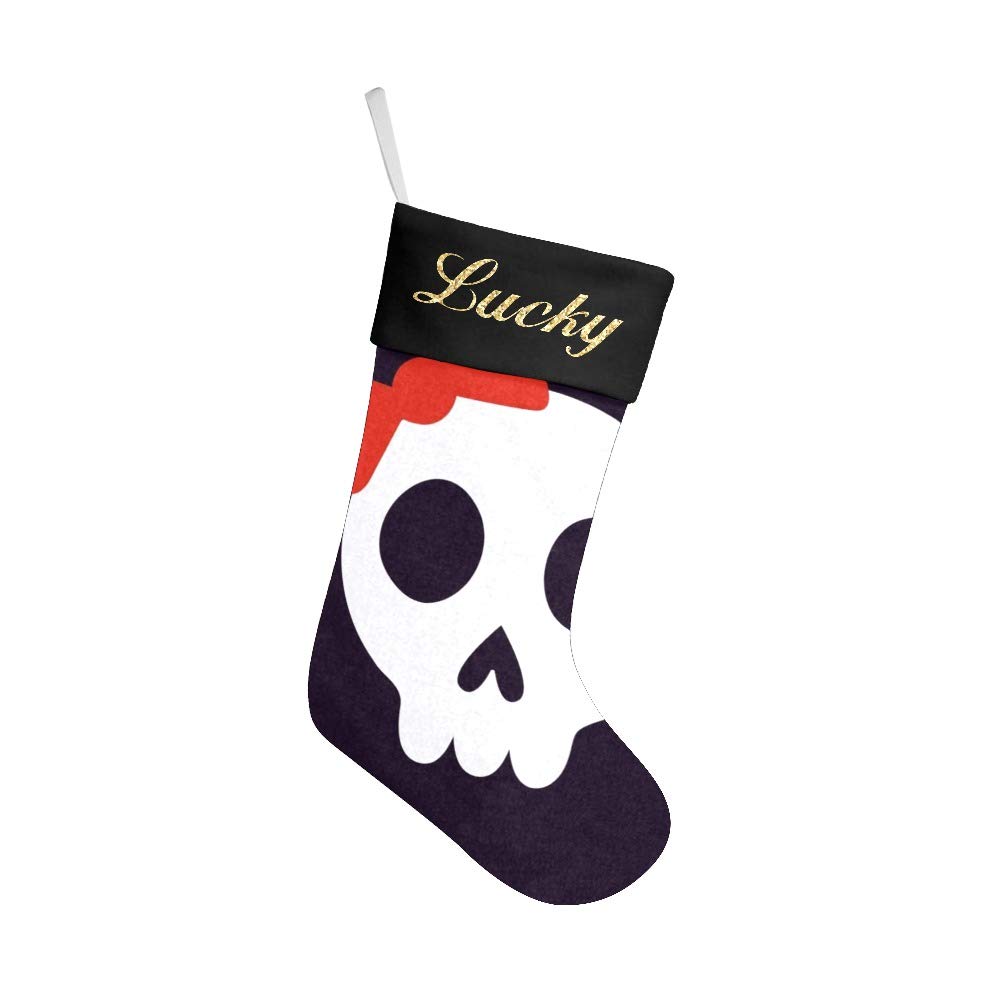 Personalized Christmas Stockings with Name - Custom Xmas Stocking Decorations 17.52 x 7.87 Inch - Festive Holiday Gift for Women, Family & Friends - Perfect for Christmas Tree Decor, Fireplace Mantel & Holiday Party Decorations