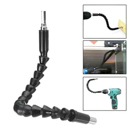 VALINK 3-Piece Flexible Drill Bit Extension Kit with Magnetic Screwdriver Bit Holder - Perfect for DIY Woodworking, Metal Repair & Home Improvement Projects