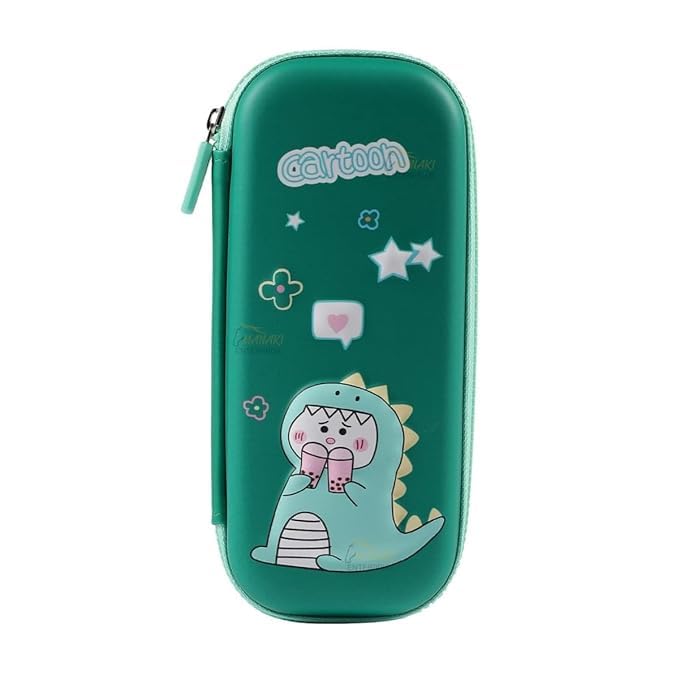 Small Dinosaur Pouch Green