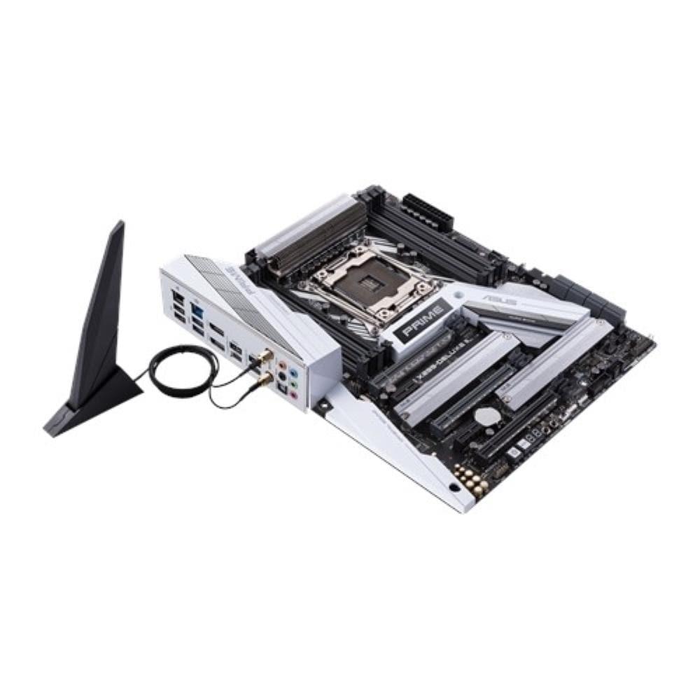 ASUS PRIME X299 DELUXE II Thunderbolt 3 Motherboard - LGA 2066 Socket, ATX Form Factor, 3-Year Warranty - Perfect for High-End Gaming PCs, Workstations, and Content Creation