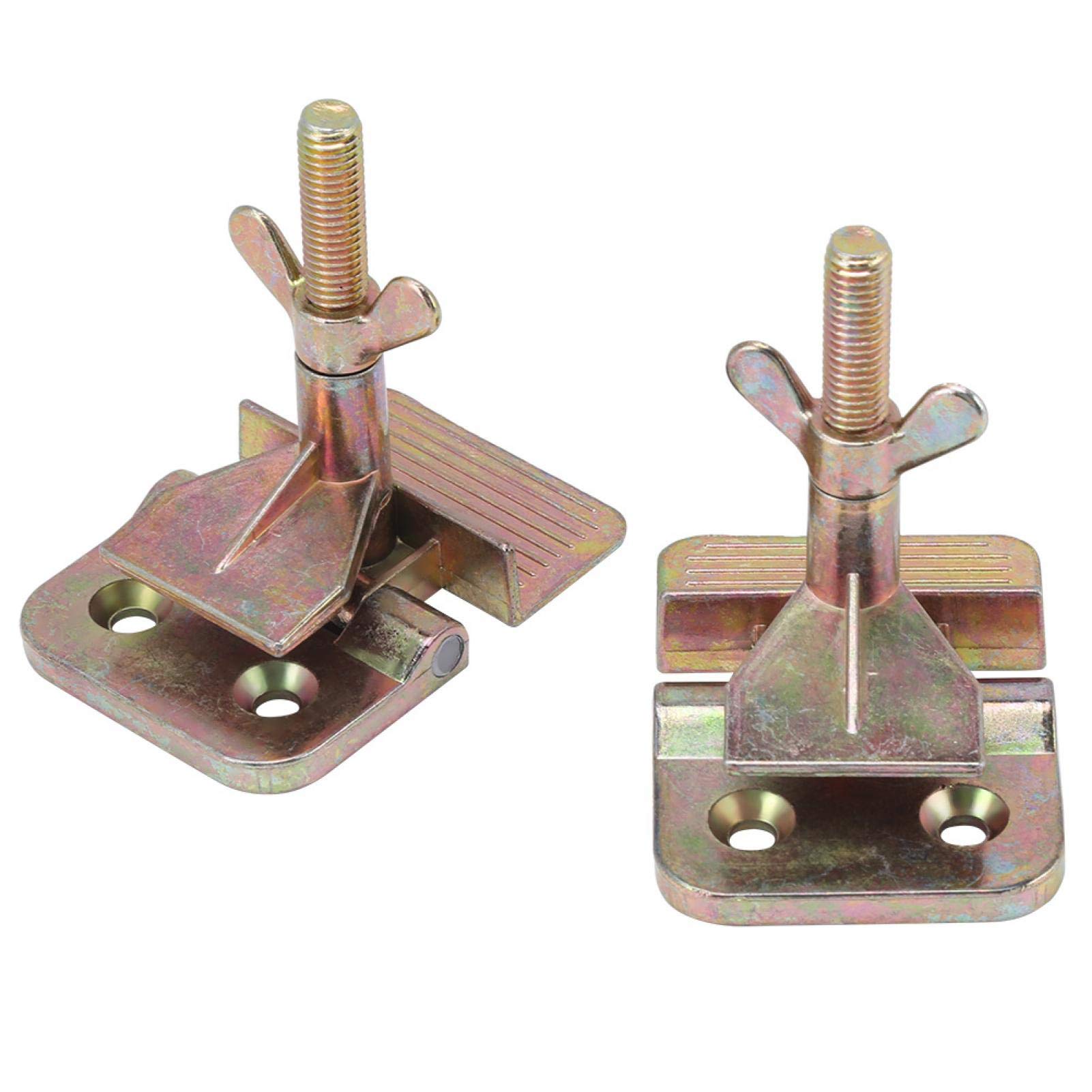 Ginorgee 2-Piece Silk Screen Printing Metal Butterfly Hinge Clamp Set - DIY Screen Printing Tool for T-Shirts, Posters & Fabric Arts