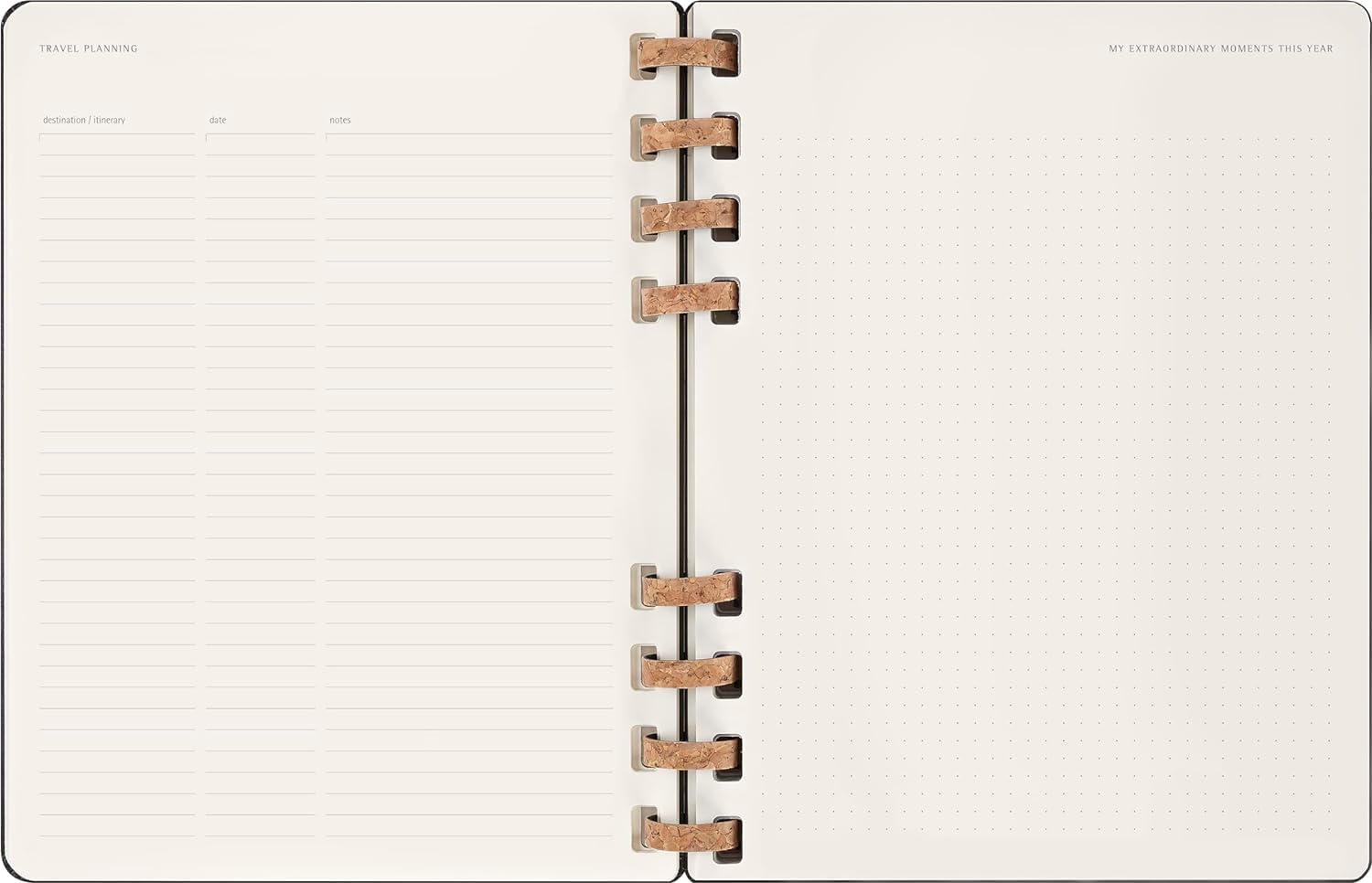 Moleskine 2025 Weekly & Monthly Planner - 12 Month Spiral Notebook with Hard Cover & Elastic Closure - Extra Large 20.4x25.2 cm Black - Perfect for Business, School & Personal Organization