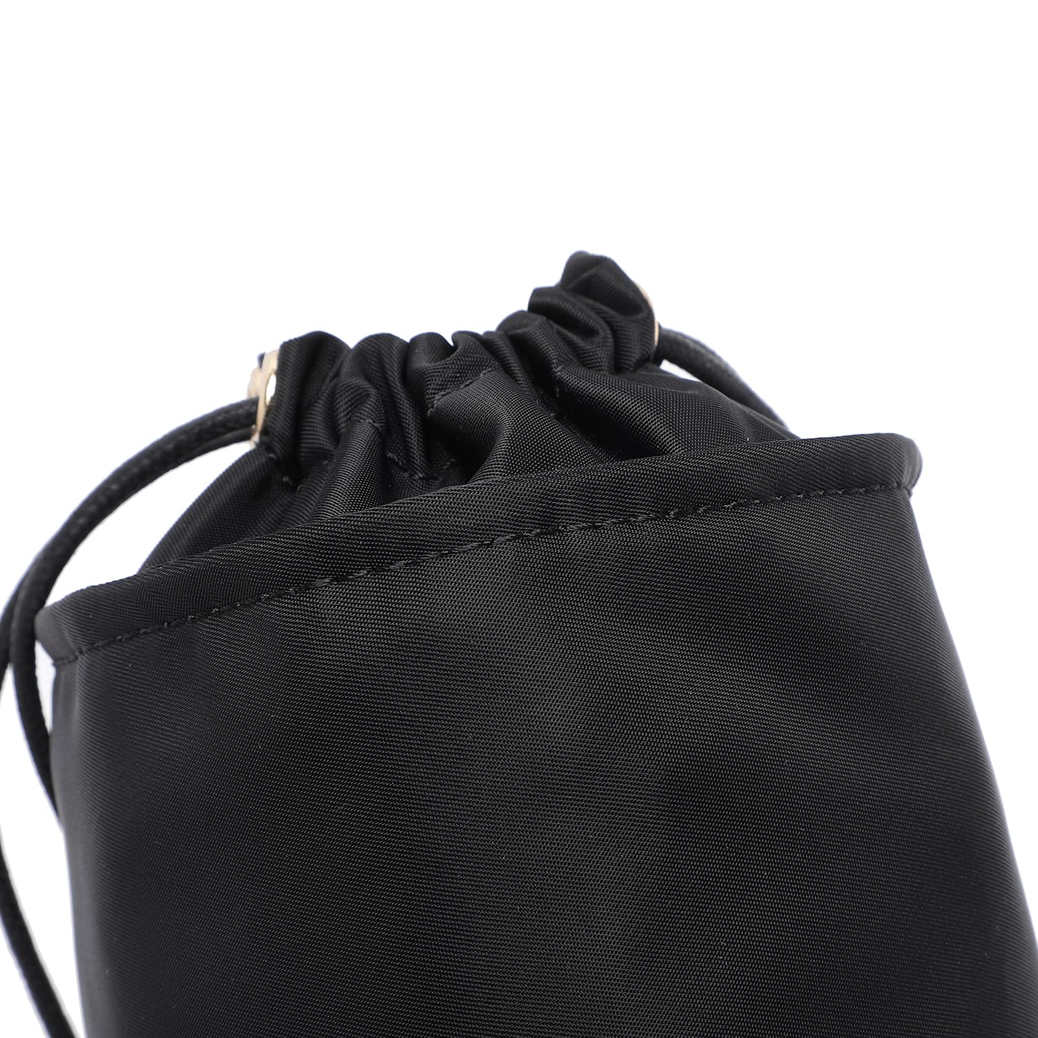 Tall Purse Organizer Insert for Women - Canvas Round Handbag Storage Organizer with Cosmetic Pouch | Perfect for Bucket Bags, Makeup Storage & Travel Accessories