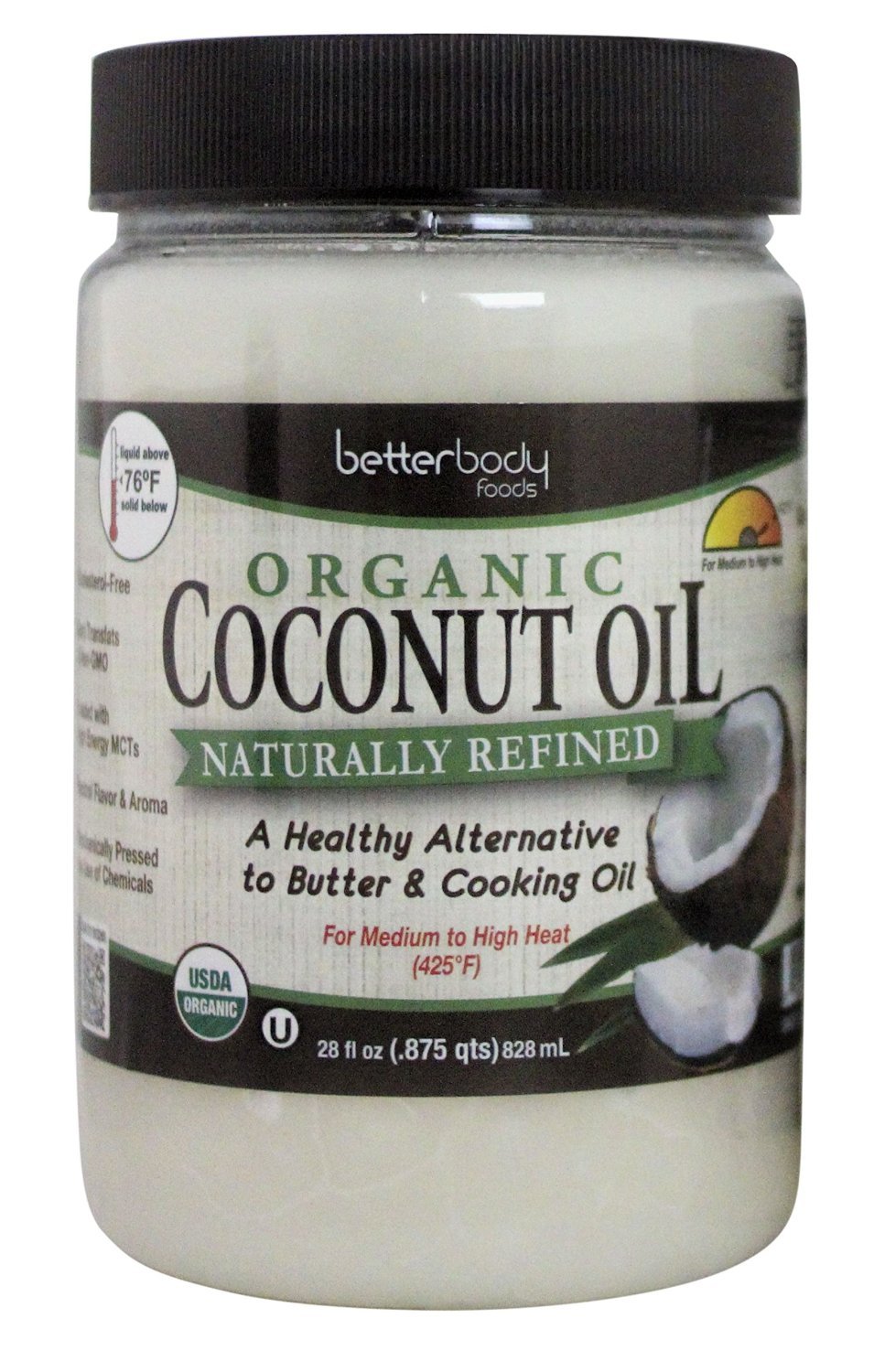 Organic Refined Coconut Oil - Pack of 6 | Pure, Natural & Healthy Cooking Oil for Baking, Frying & Skin Care | Perfect for Keto, Vegan & Gluten-Free Diets