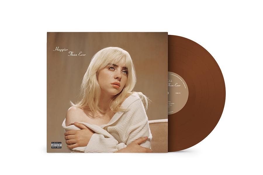 Billie Eilish Happier Than Ever - Indie Exclusive Limited Edition Deep Brown 2LP Vinyl Record | Perfect for Collectors & Music Lovers, Great Gift for Special Occasions & Home Decor