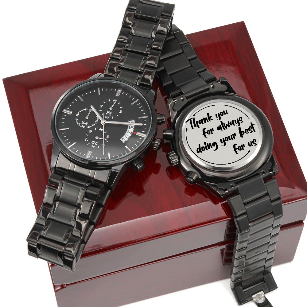 Waterproof Watch for Men - Best Christmas Gift for Dad - Durable & Stylish - Perfect for Outdoor Activities, Swimming & Daily Wear