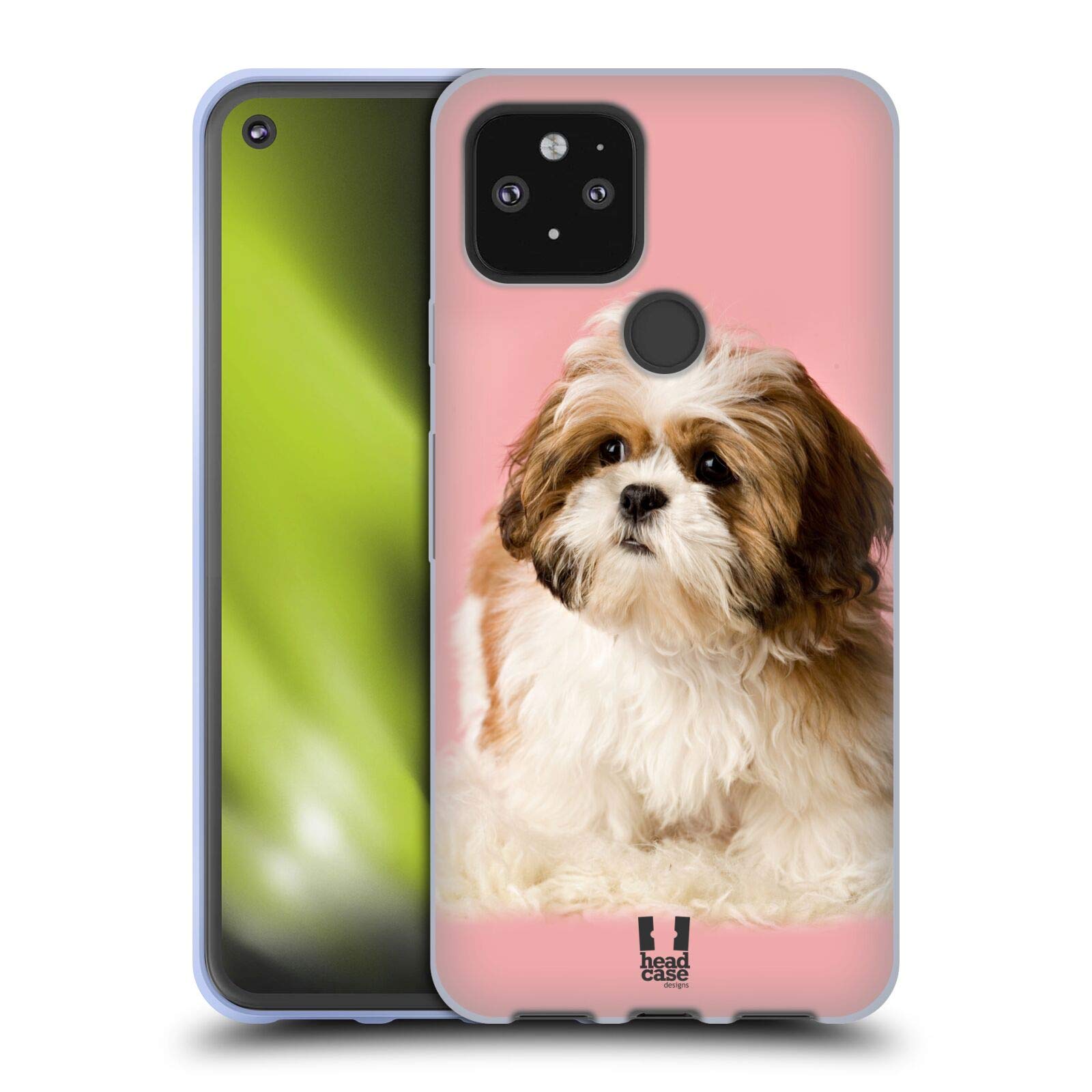 Shih Tzu Puppy Soft Gel Case for Google Pixel 5 5G - Cute Dog Lover Accessory
