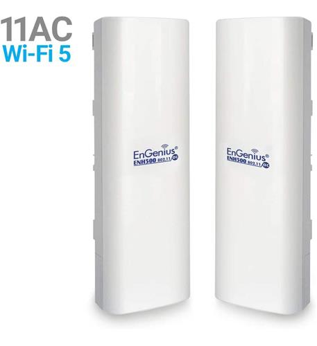 2-Pack WiFi 6 Point to Point Wireless Bridge - High Speed Long Range Outdoor/Indoor Network Solution for Home, Office & Business Connectivity