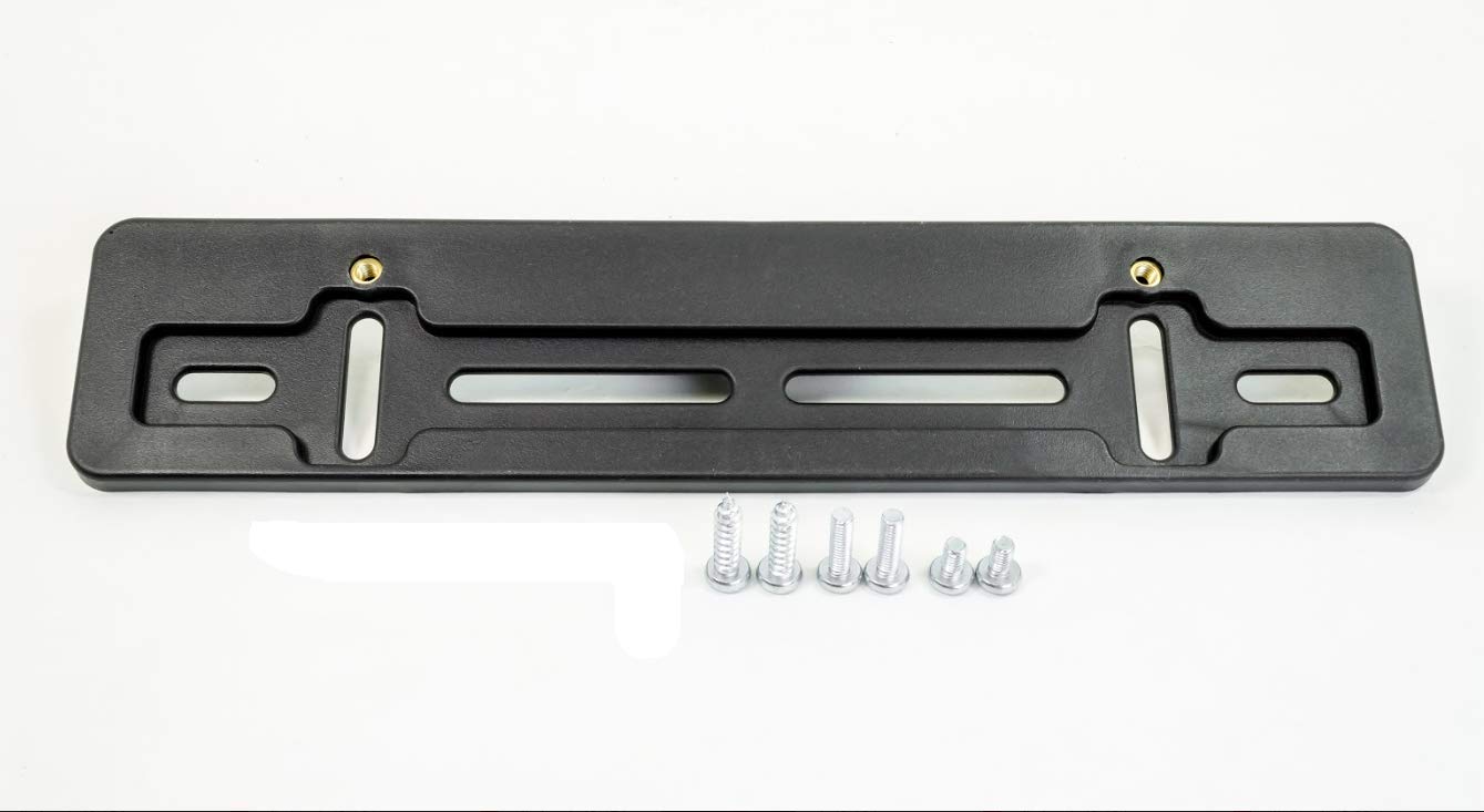 Daewoo Front License Plate Holder Bracket Kit - Universal Fit for All Models (Includes 6 Screws & 2 Built-In Nuts) | Durable Car Accessories for Secure Bumper Mounting | Perfect for Vehicle Registration Compliance & Customization (20-Pack)