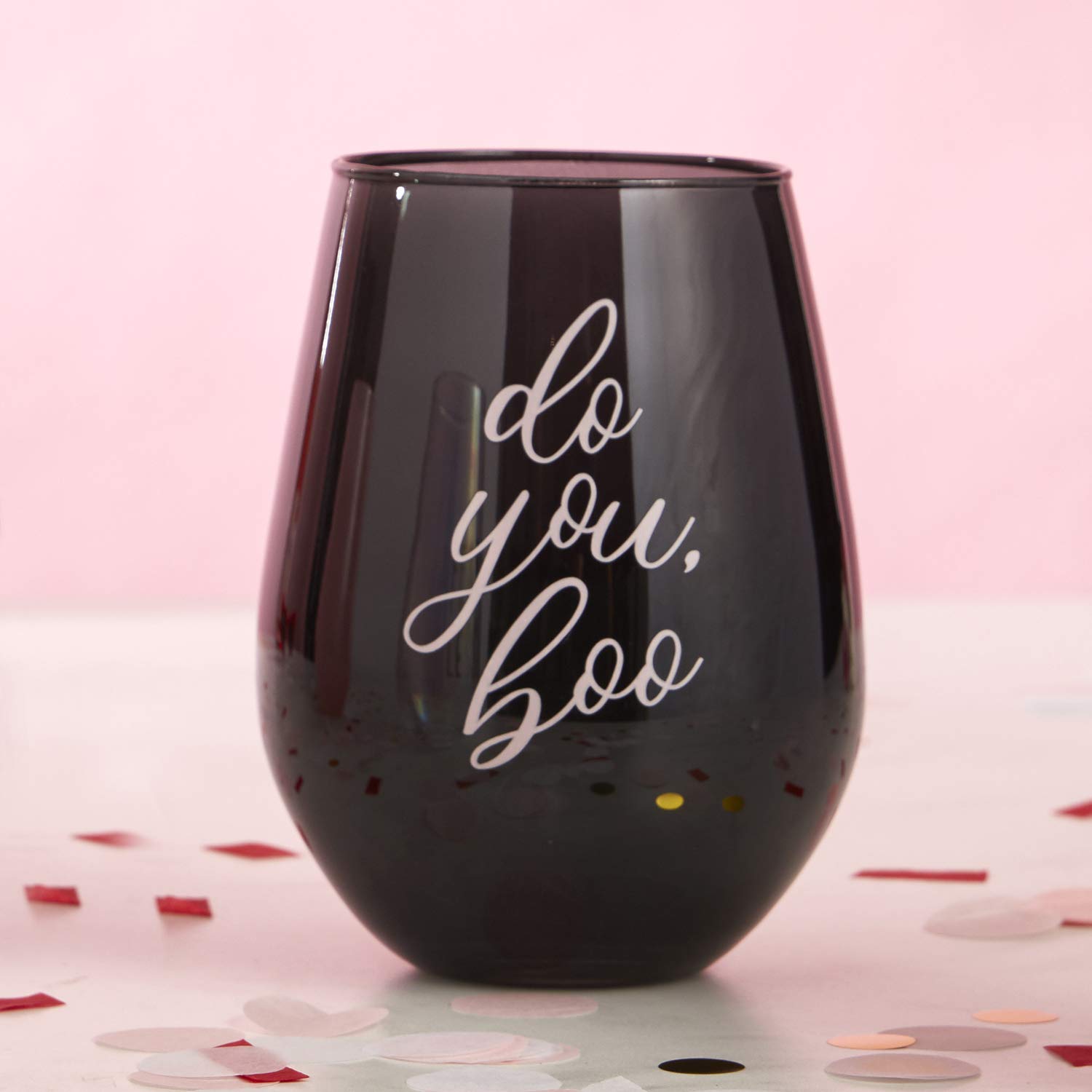 Creative Brands Slant Collections Stemless Wine Glass - 30oz Jumbo Size, Perfect for Red & White Wine, Cocktails, and Beverages - Ideal for Parties, Weddings, and Home Entertaining