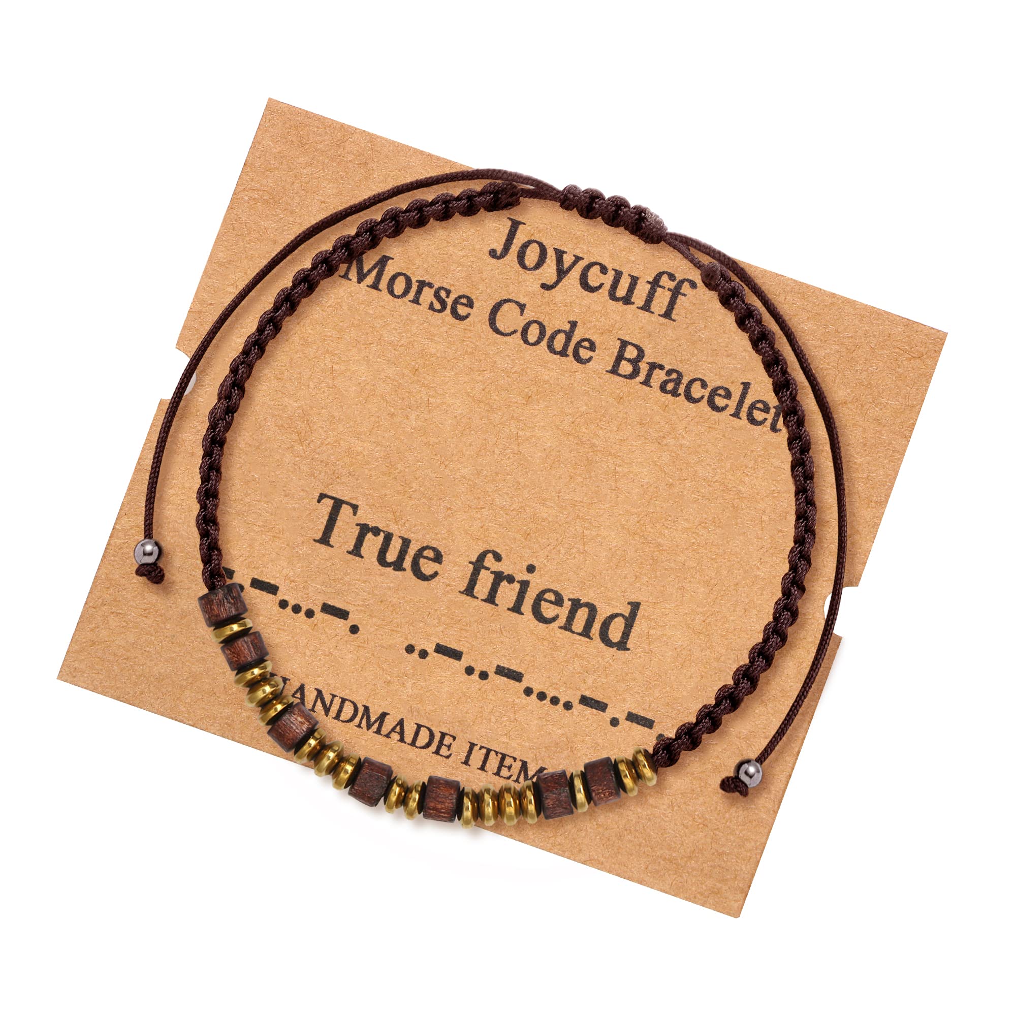 Inspirational Morse Code Bracelet for Women - Adjustable Wrap Bracelet for Best Friends, Mom, Dad, Daughter, Son, Sister, Aunt, Grandma - Unique Handmade Jewelry Gift for Encouragement & Special Occasions - Perfect for Birthdays, Anniversaries, Graduation & Daily Wear