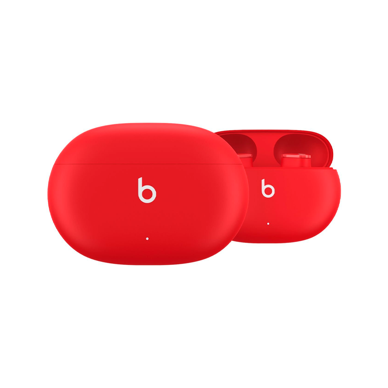 Beats Studio Buds by Dr. Dre - Wireless Earbuds with Active Noise Cancelling, Sweat Resistant, Built-in Mic - Red | Perfect for Workouts, Commuting & Travel