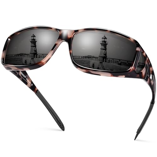 A07 Glossy Beige Tortoise Frame/Grey Lens